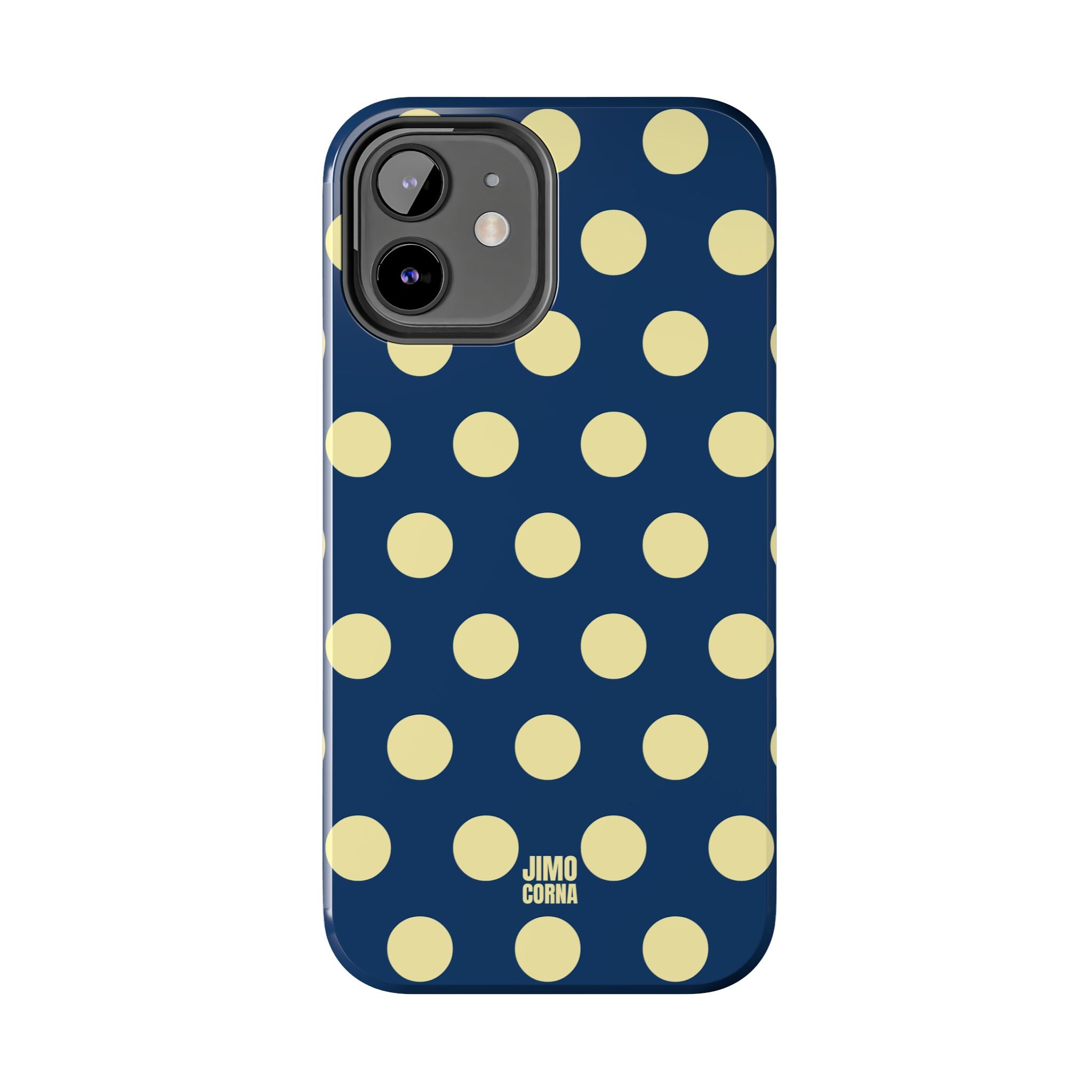 Big Polka Dot | Blue and Cream