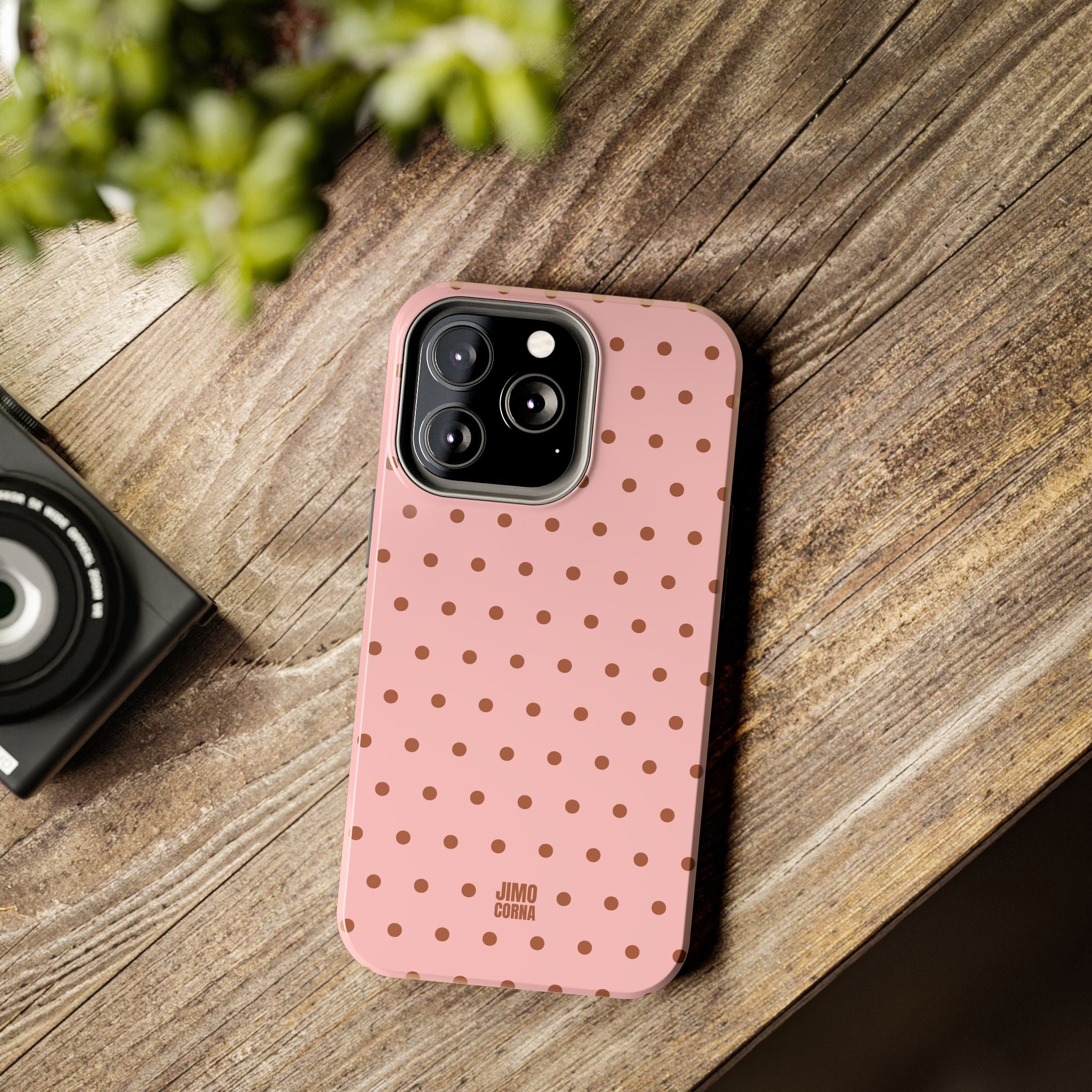 Polka Dot | Pink and Brown