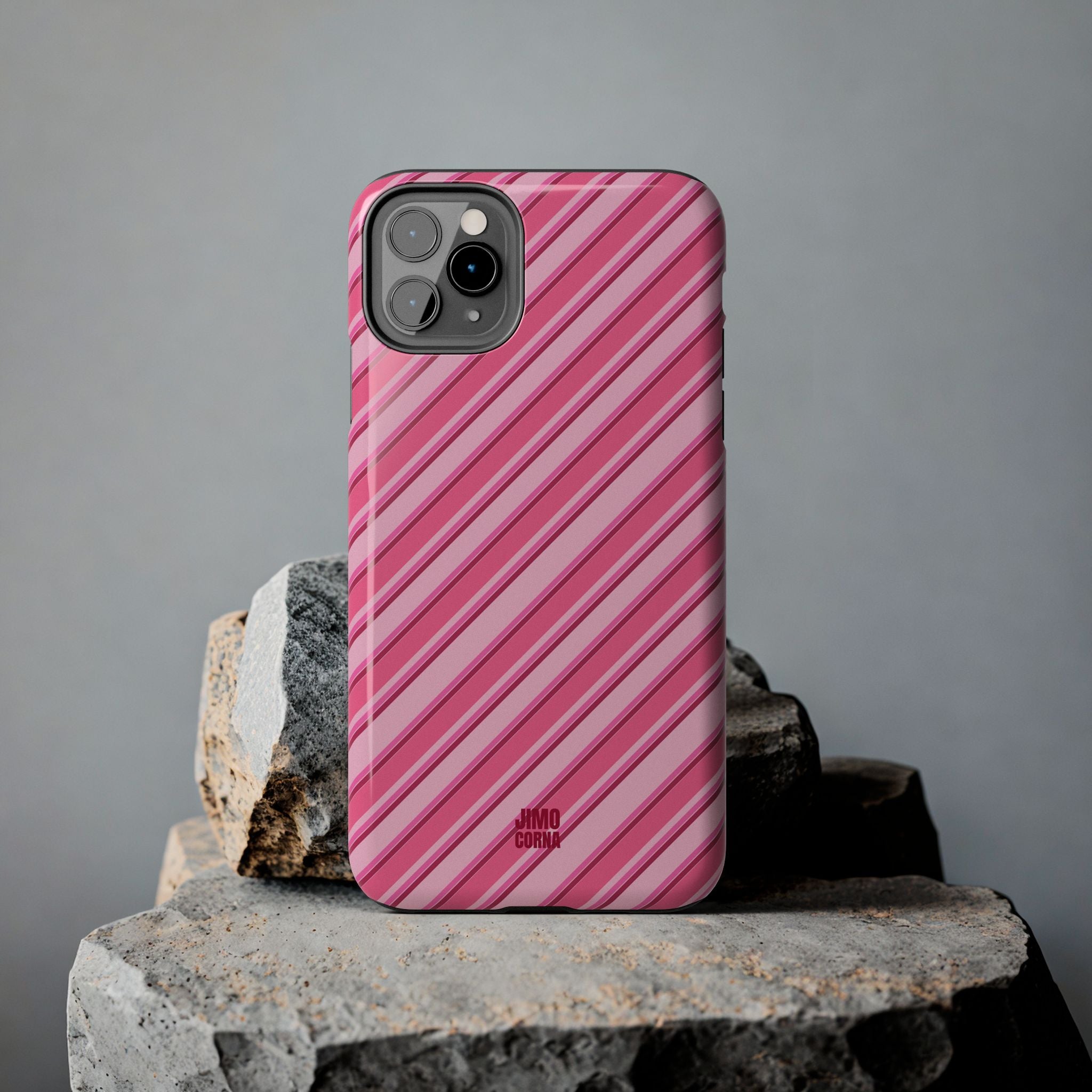 Angelina Stripes | Hot Pink - iPhone Case