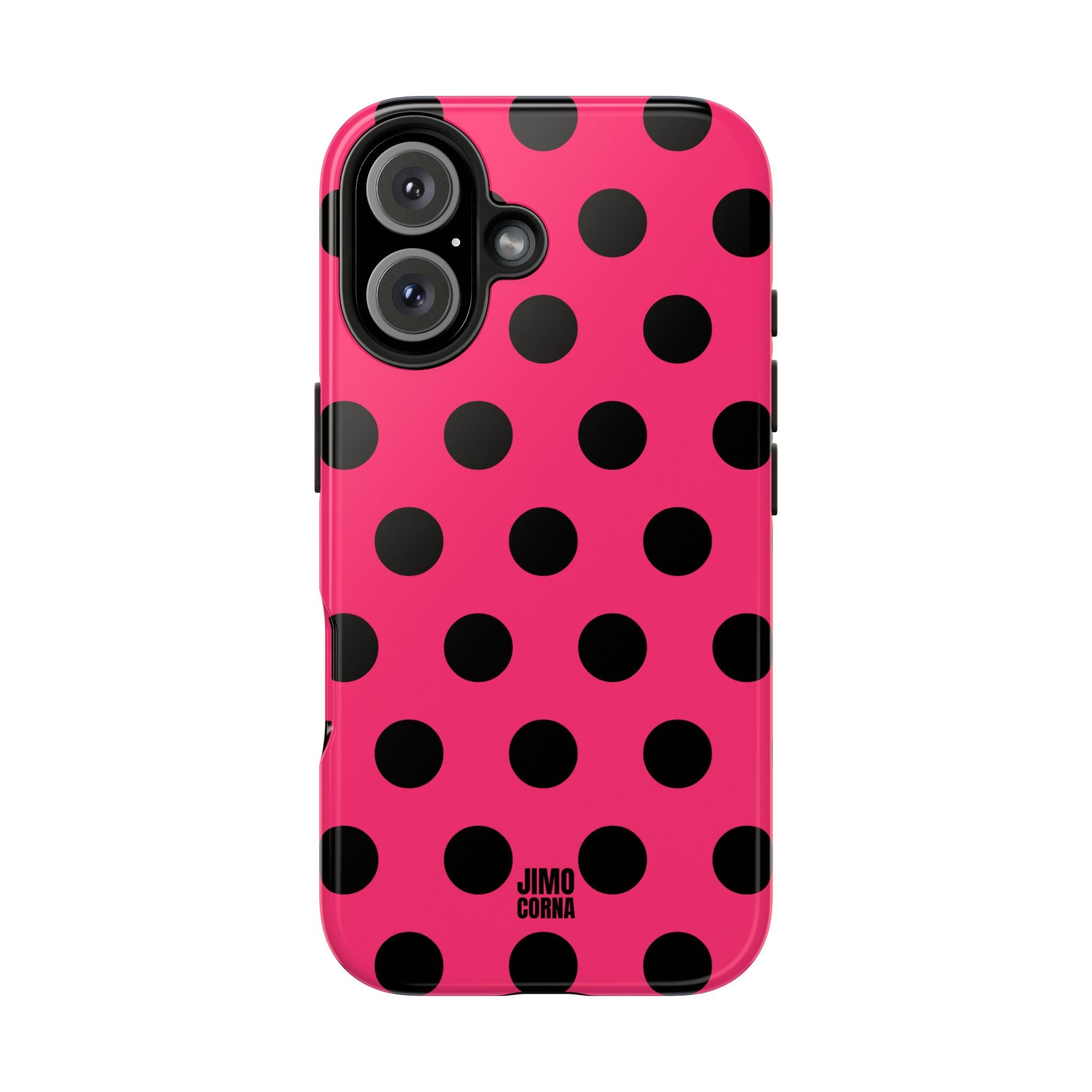 Big Polka Dot | Hot Pink and Black