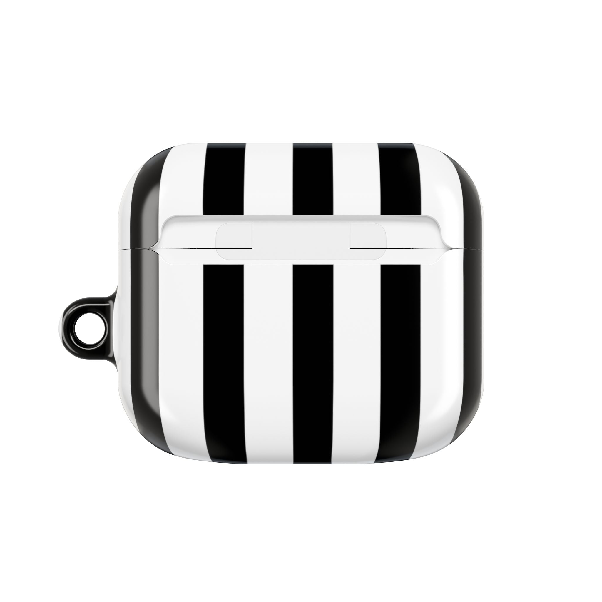Bold Stripes AirPods Case | Black and White