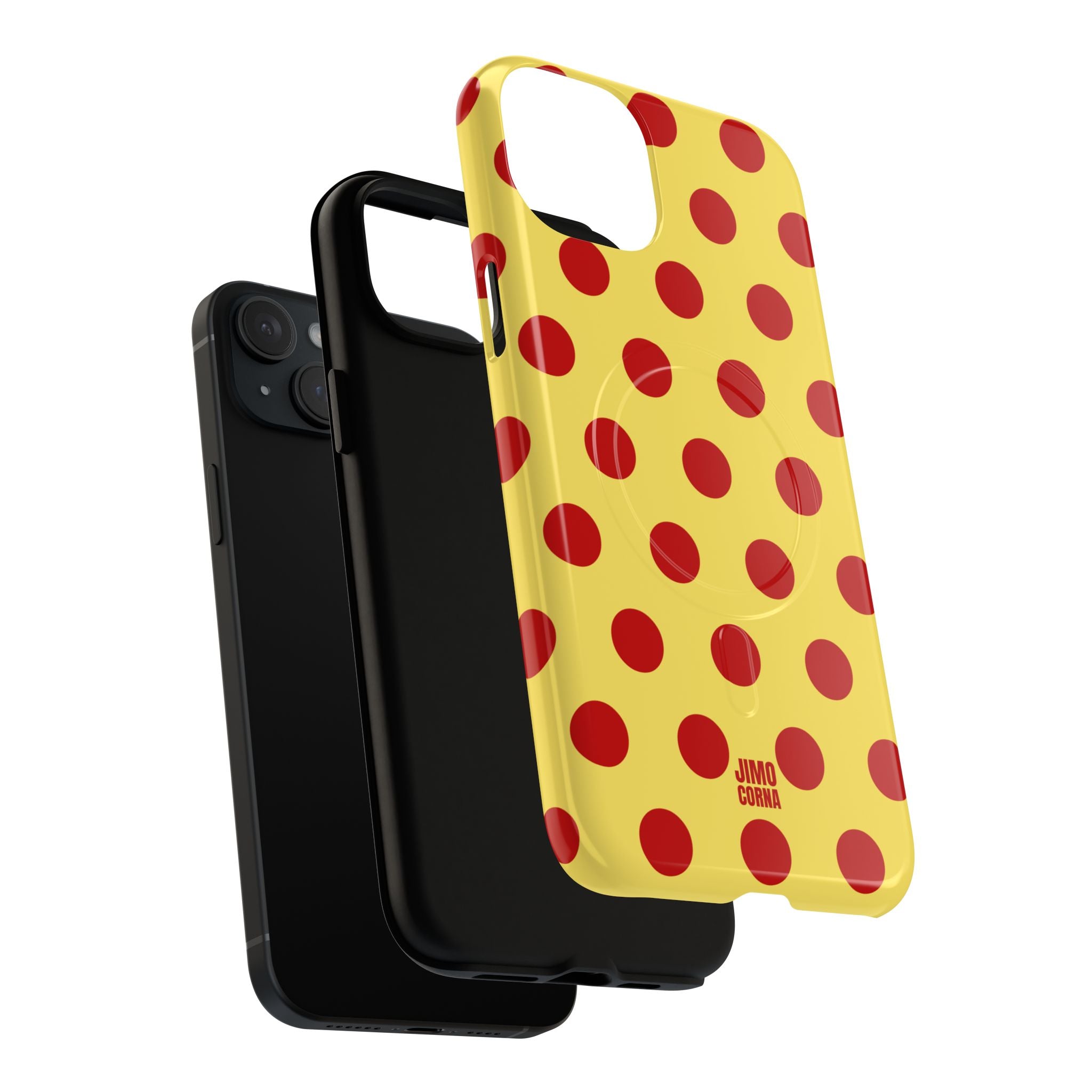 Big Polka Dot | Yellow and Red
