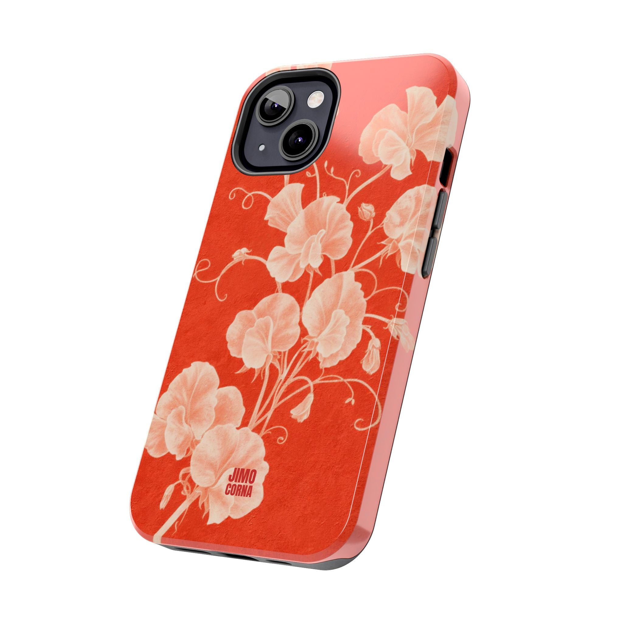 Red Flora iPhone Case