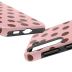 Big Polka Dot | Pink and Brown