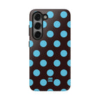 Big Polka Dot | Brown and Blue