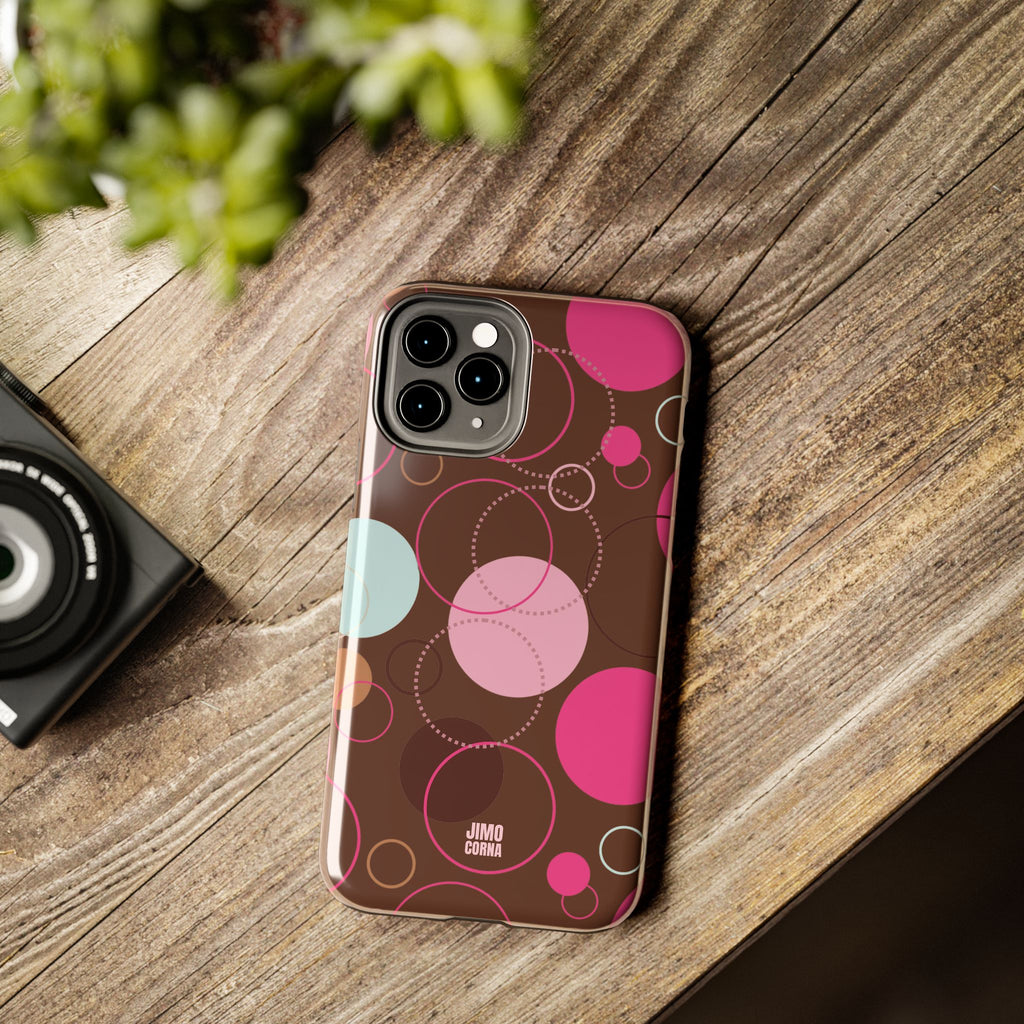 Spiral Pop iPhone Case | Brown
