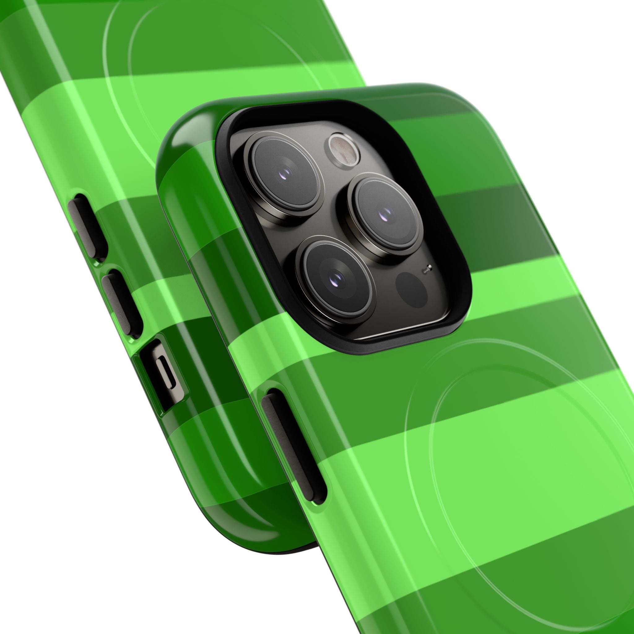 Matcha Stripe MagSafe iPhone Case