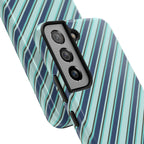Angelina Stripes | Blue - Samsung Galaxy Case