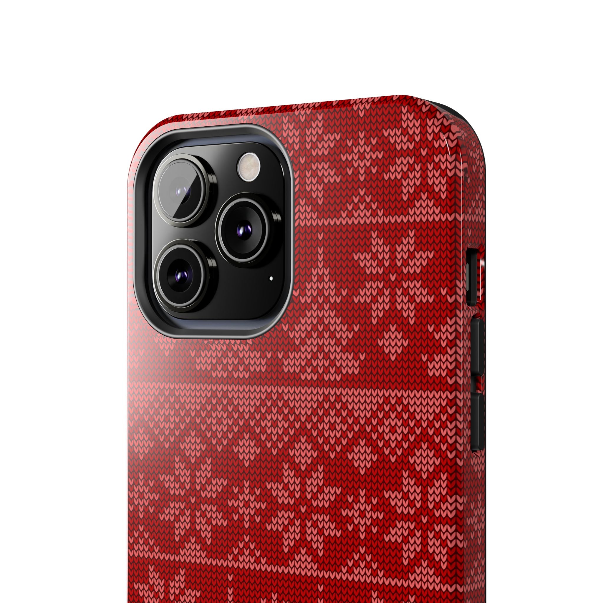 Holiday Knit | Red iPhone Case