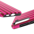 Bold Stripes Samsung Galaxy Case | Strawberry Burst