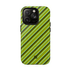 Angelina Stripes | Olive - MagSafe iPhone Case