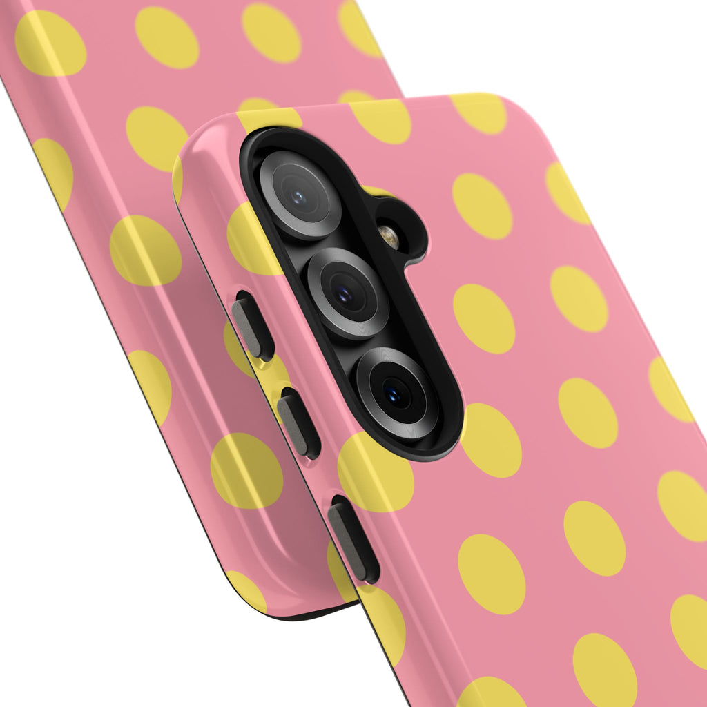 Big Polka Dot | Pink and Yellow