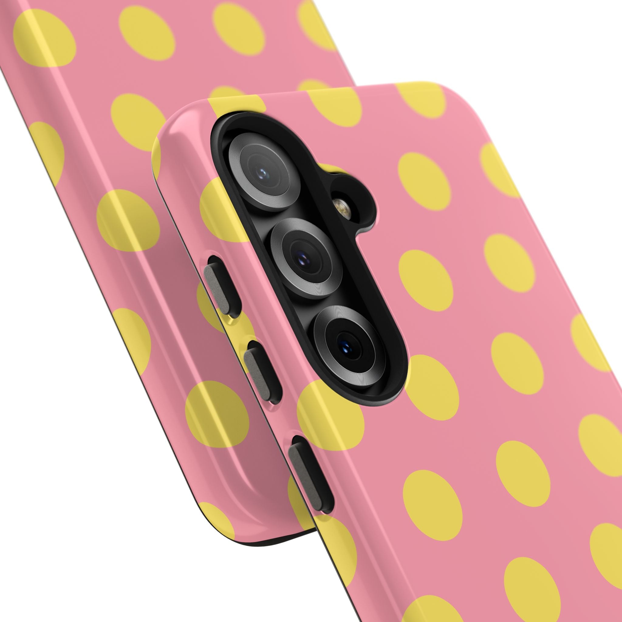 Big Polka Dot | Pink and Yellow