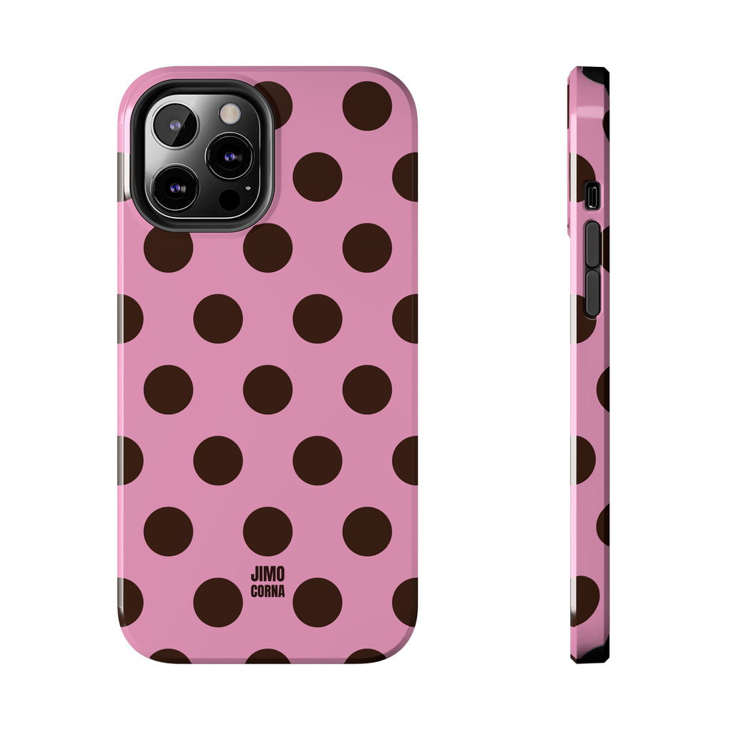 Big Polka Dot | Pink and Black