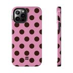 Big Polka Dot | Pink and Black