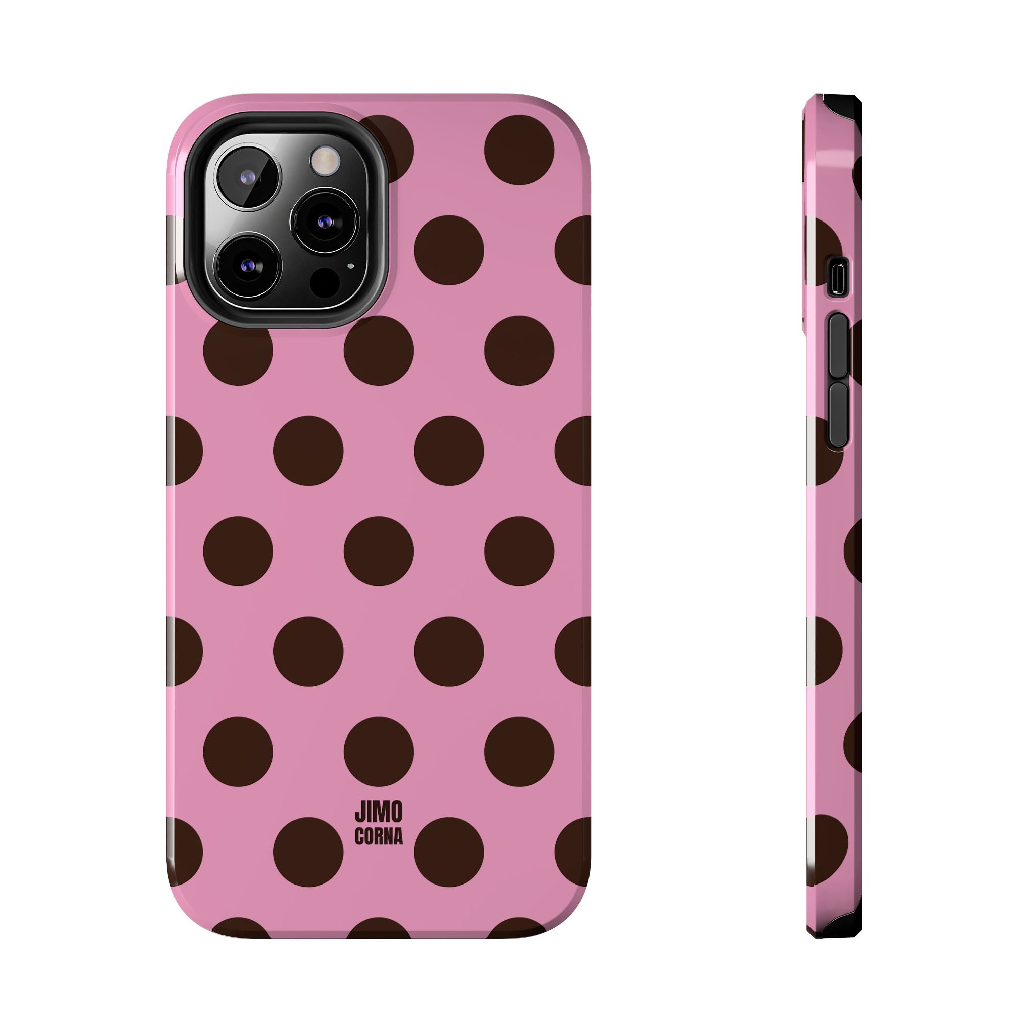 Big Polka Dot | Pink and Black
