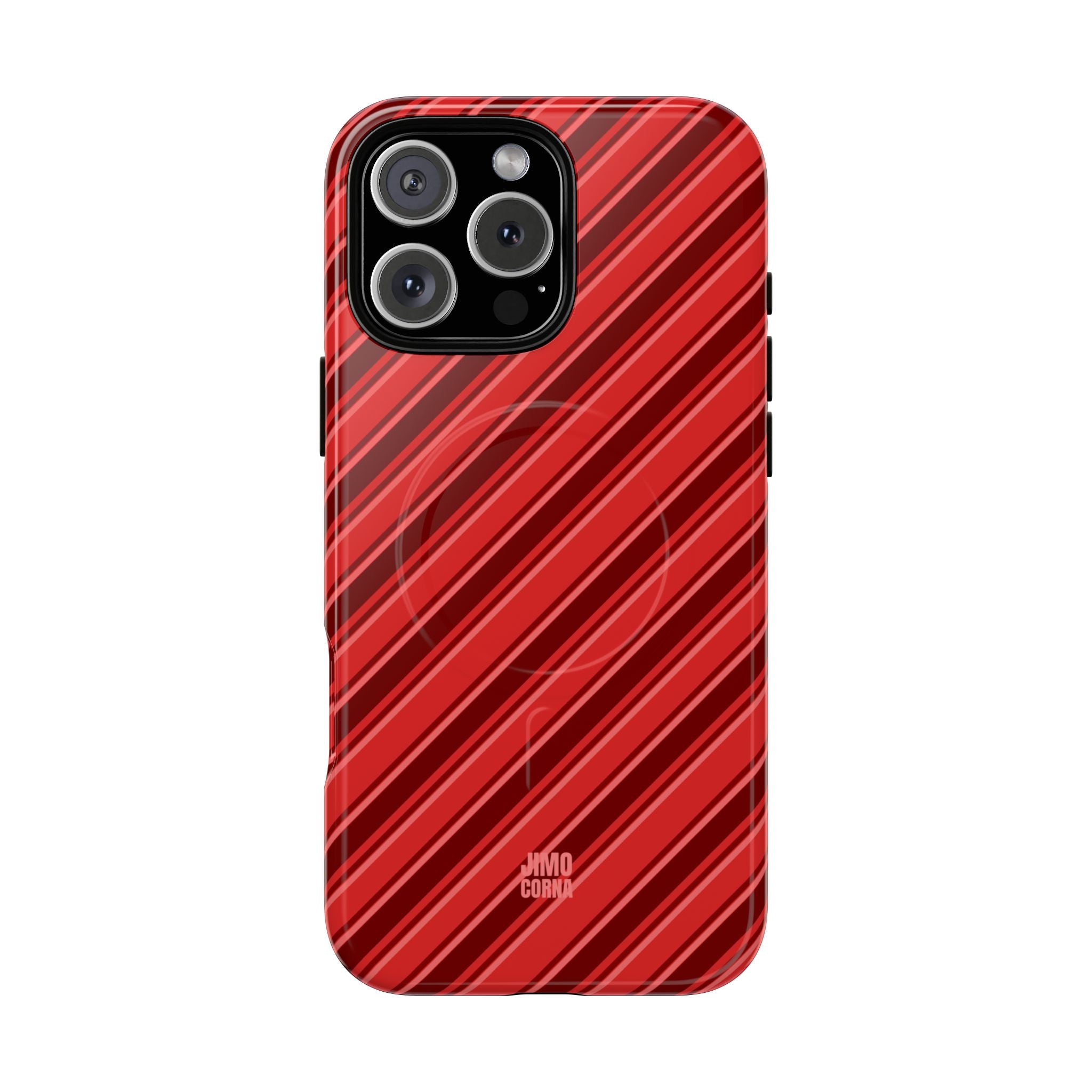 Angelina Stripes | Cherry - MagSafe iPhone Case