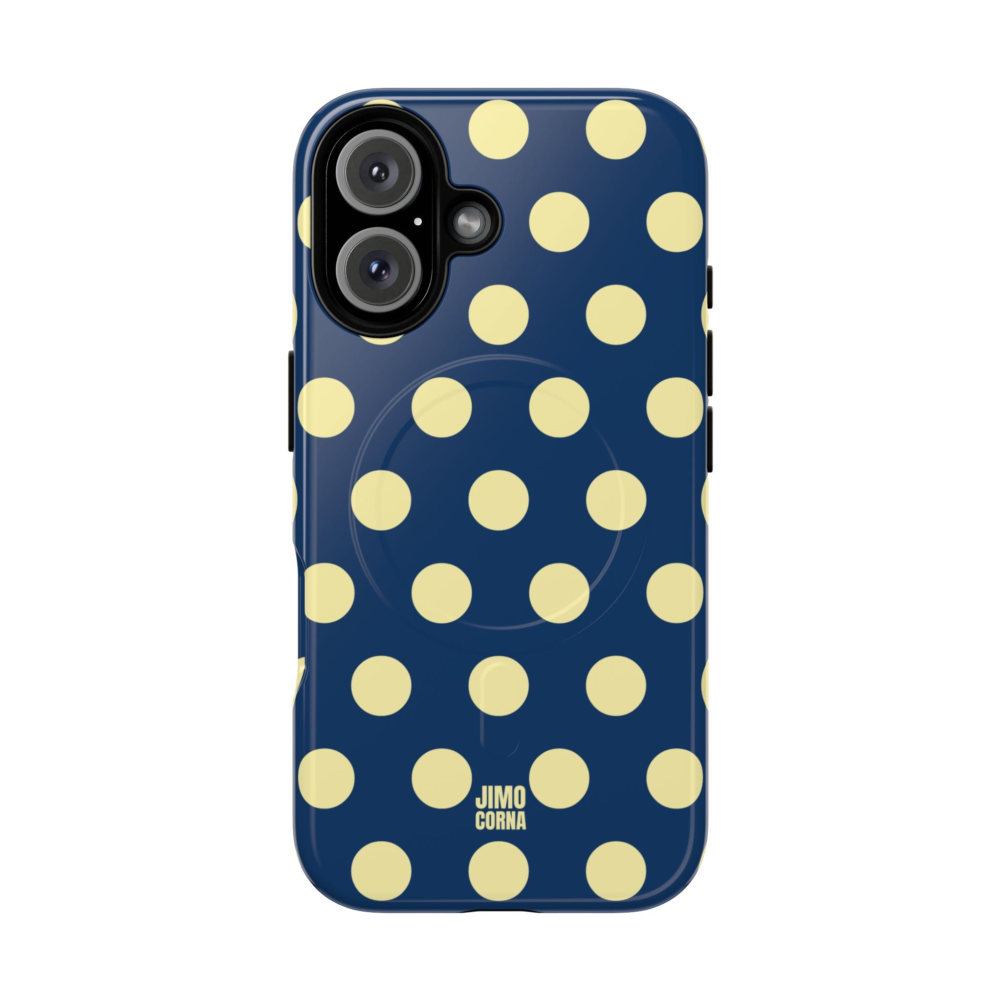 Big Polka Dot | Blue and Cream