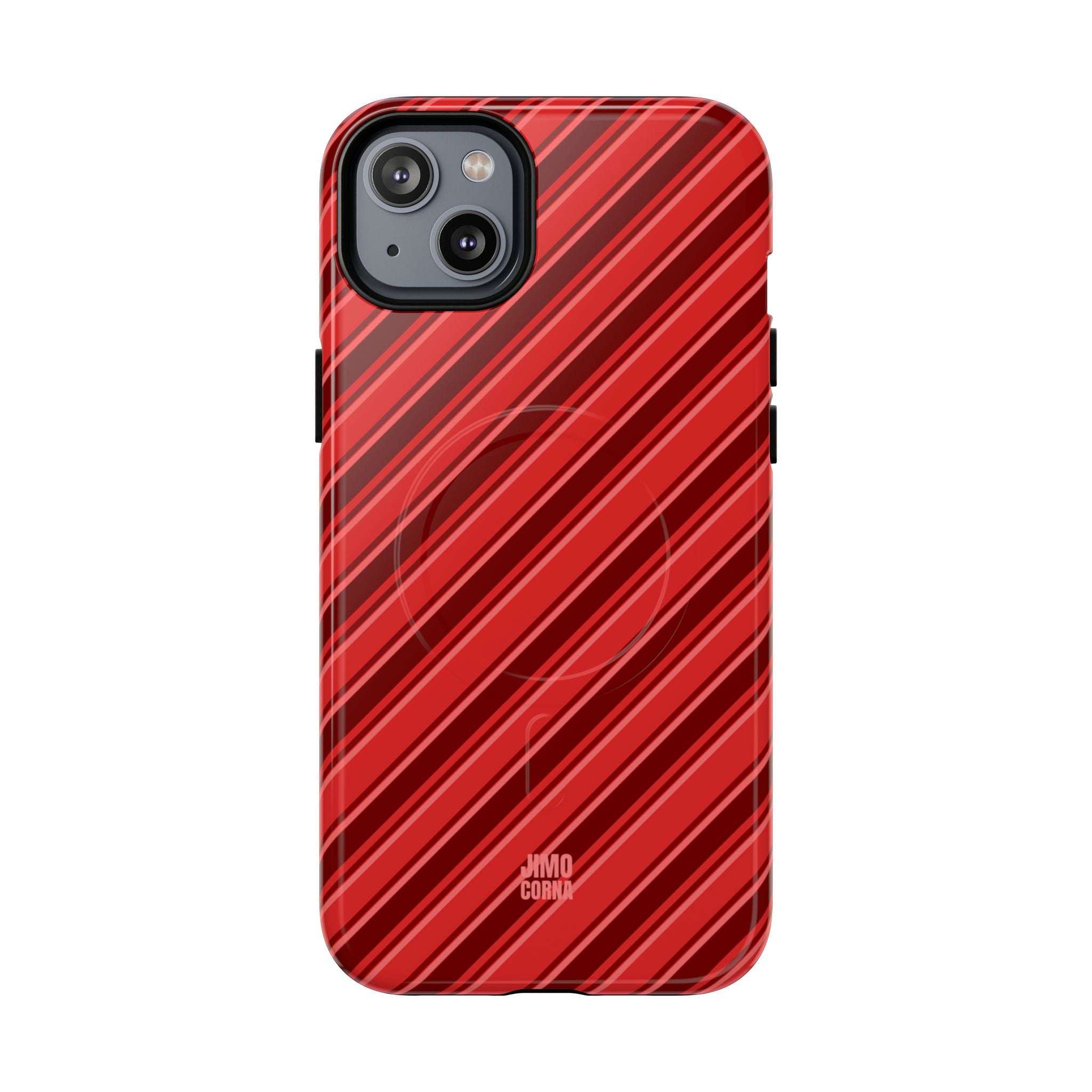 Angelina Stripes | Cherry - MagSafe iPhone Case