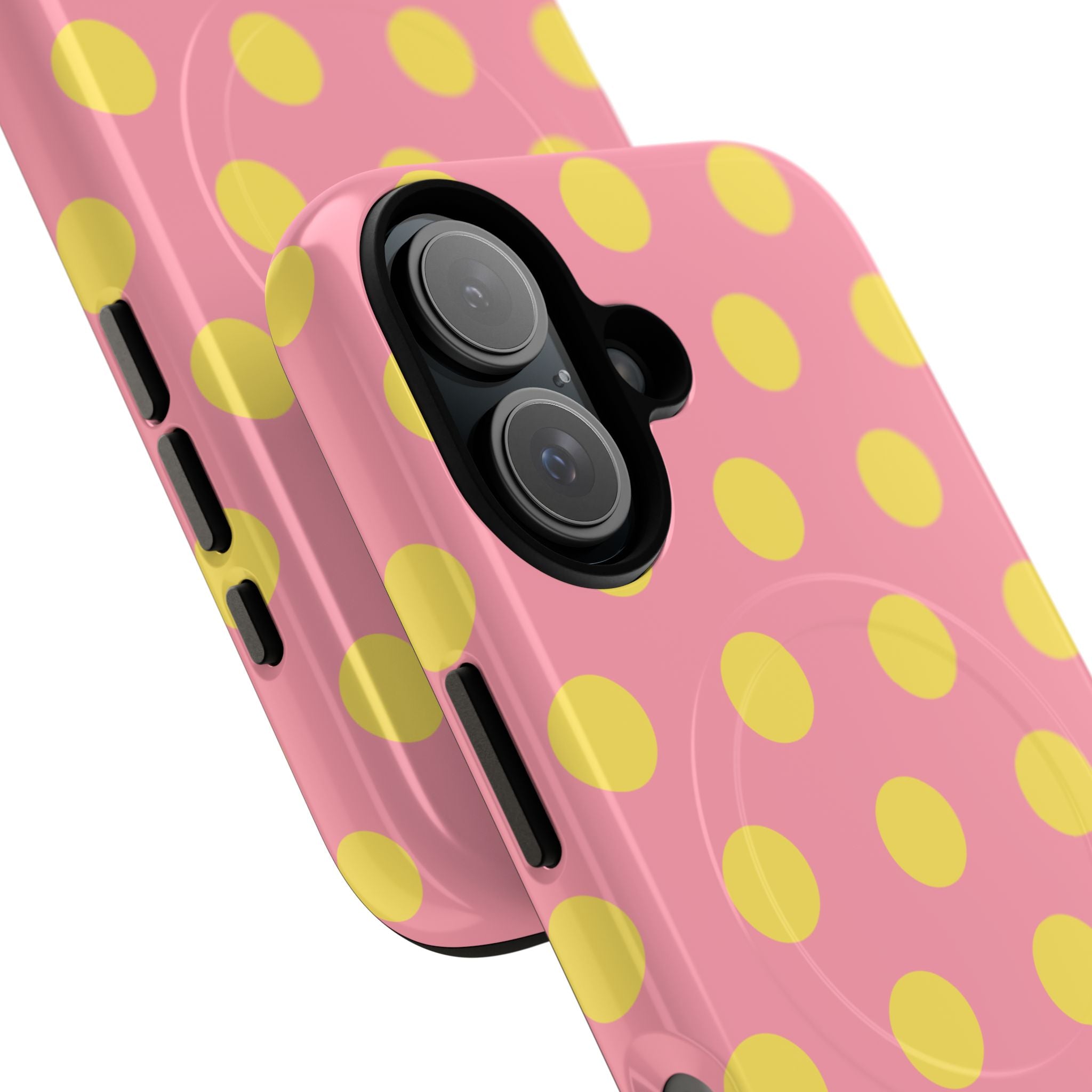 Big Polka Dot | Pink and Yellow