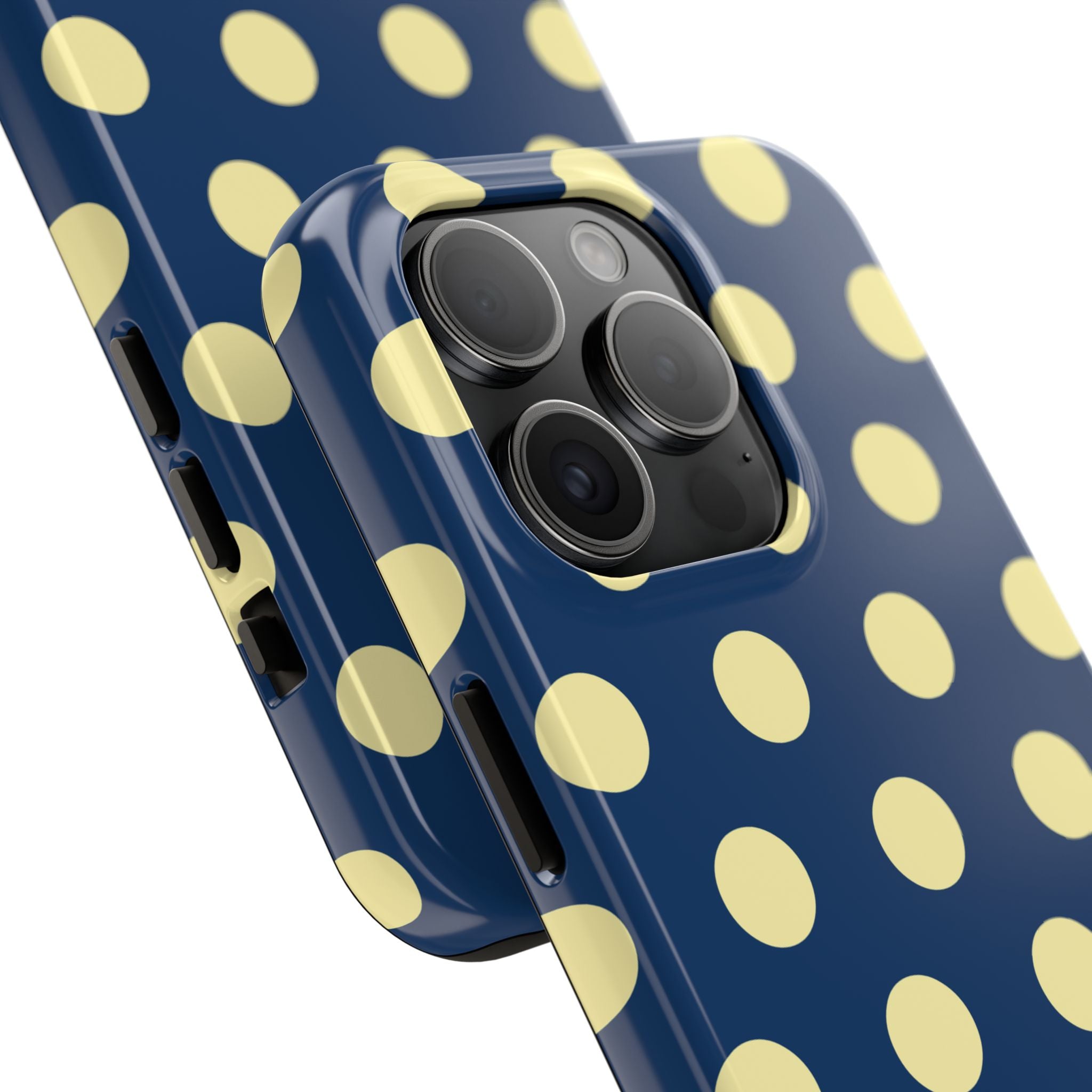 Big Polka Dot | Blue and Cream