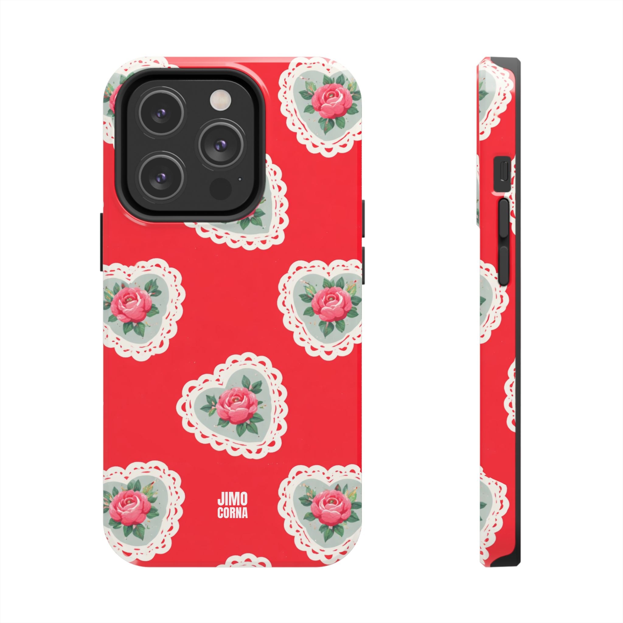 Rosy Lace iPhone Case