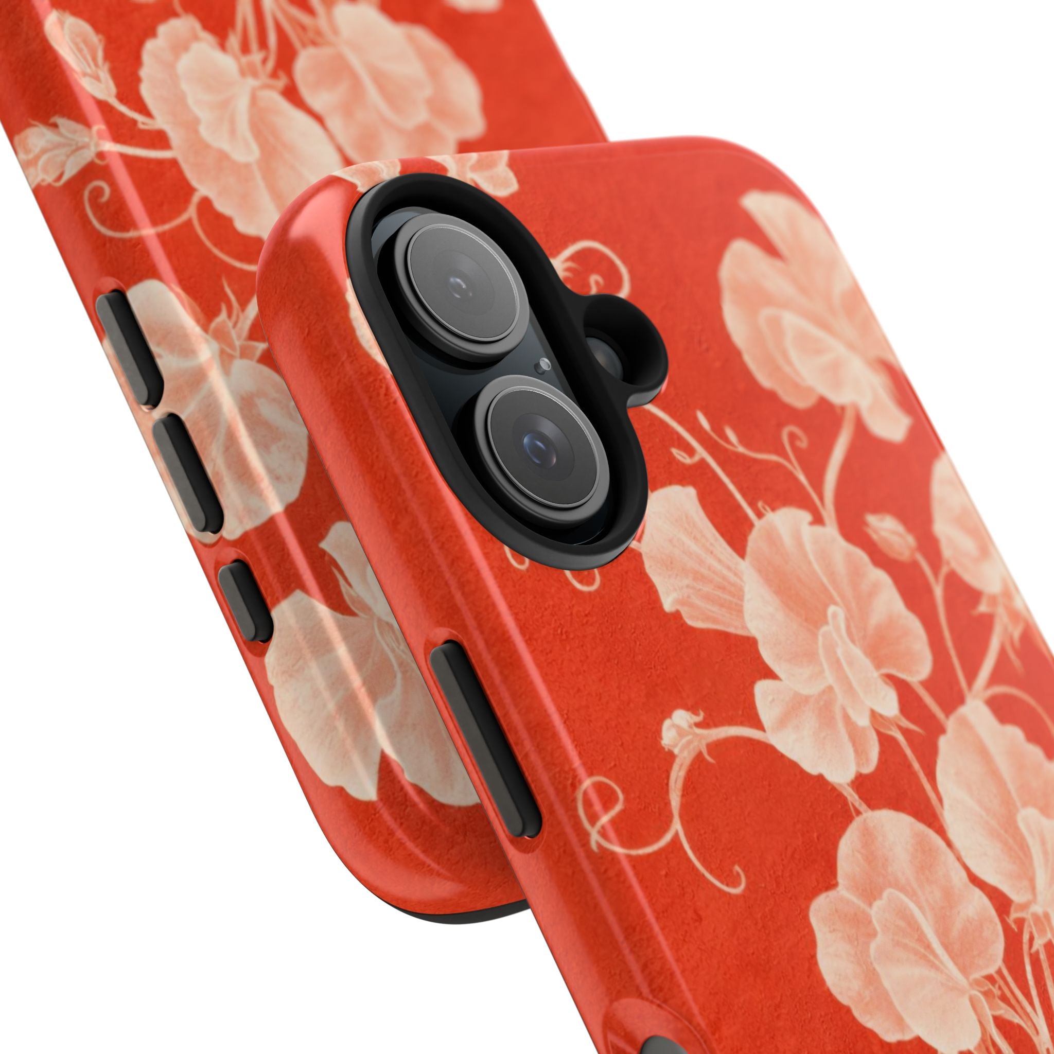 Red Flora iPhone Case