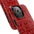 Holiday Knit | Red MagSafe iPhone Case