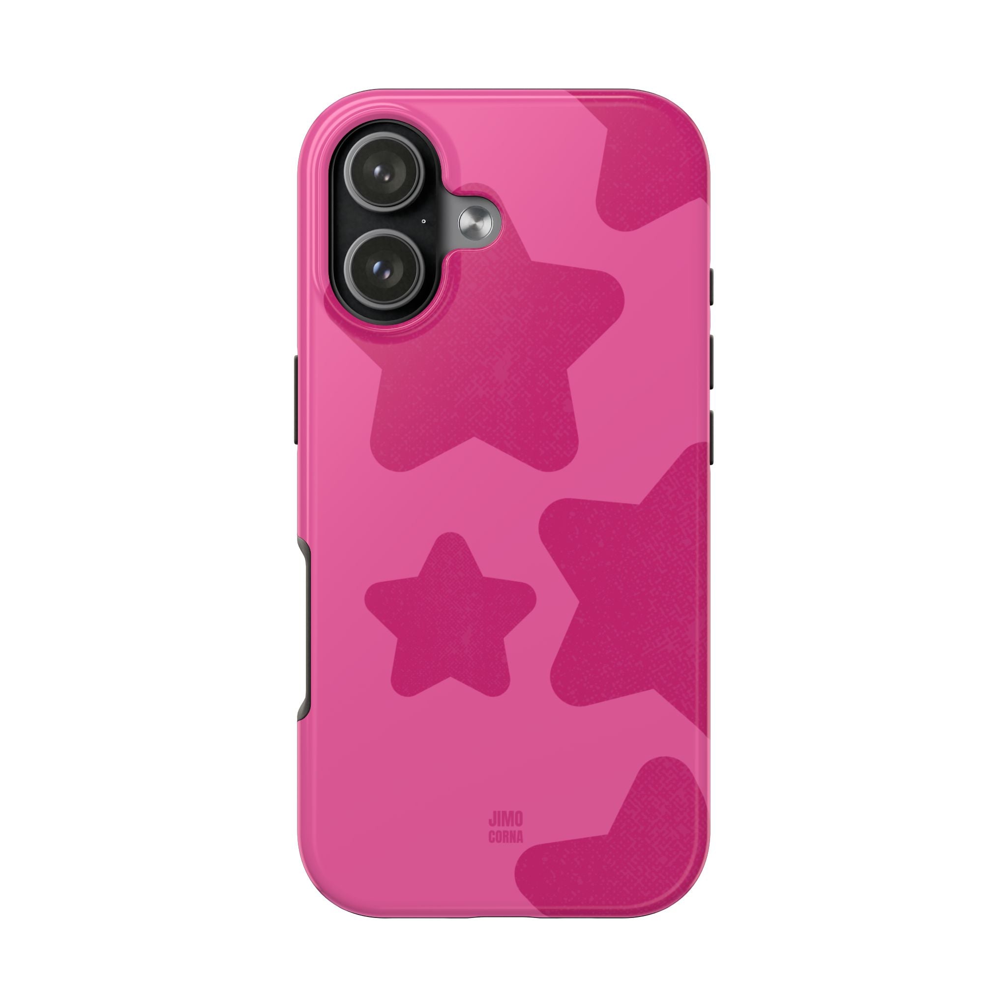 Hot Pink Bold Stars