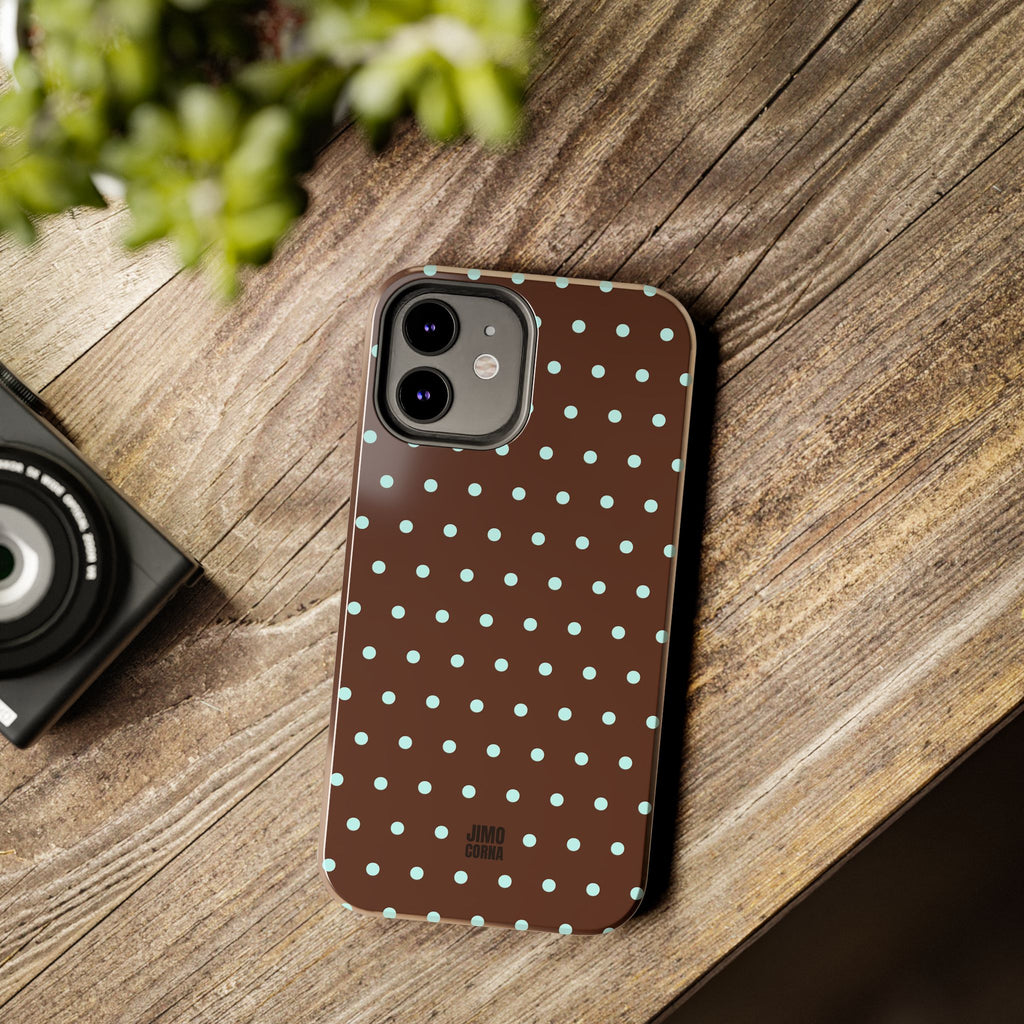 Polka Dot | Brown and Blue