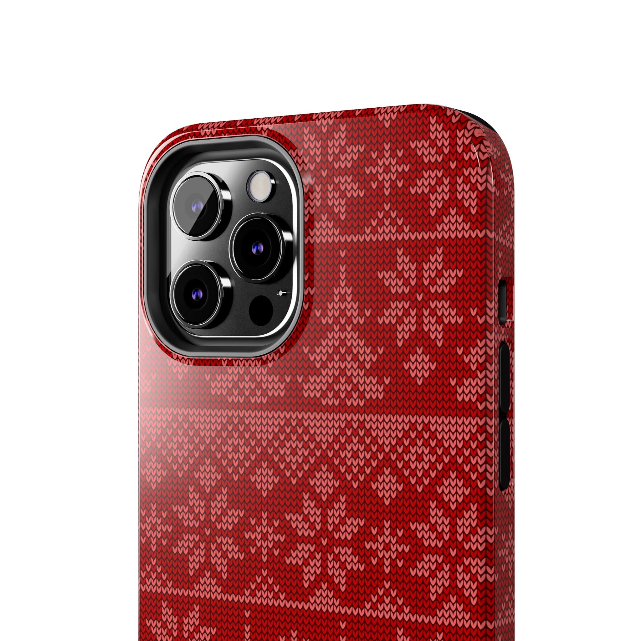 Holiday Knit | Red iPhone Case