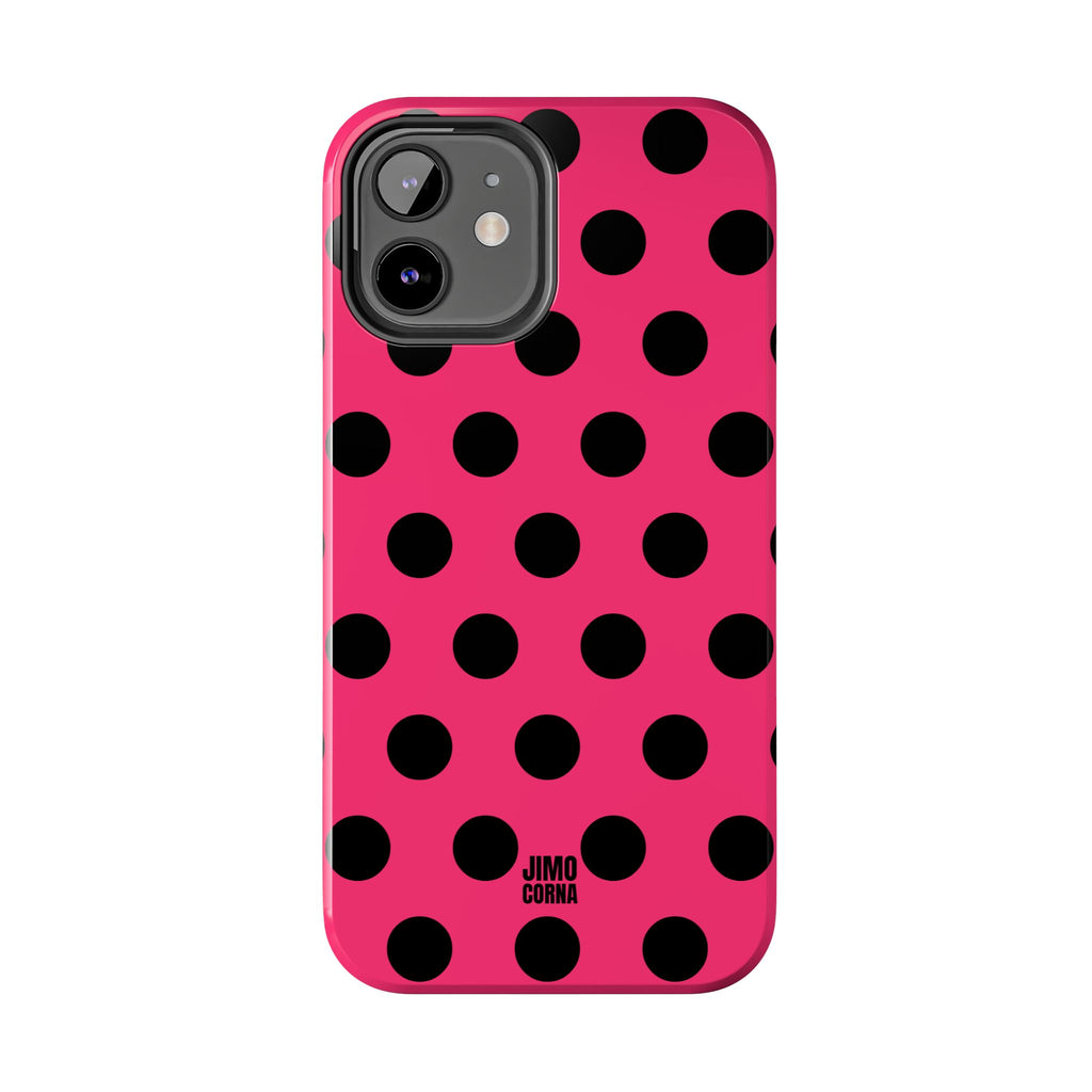 Big Polka Dot | Hot Pink and Black