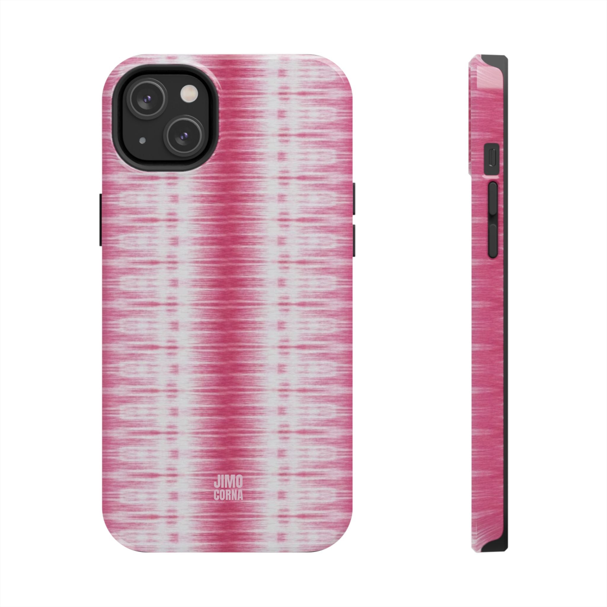 Pink Woven Texture iPhone Case