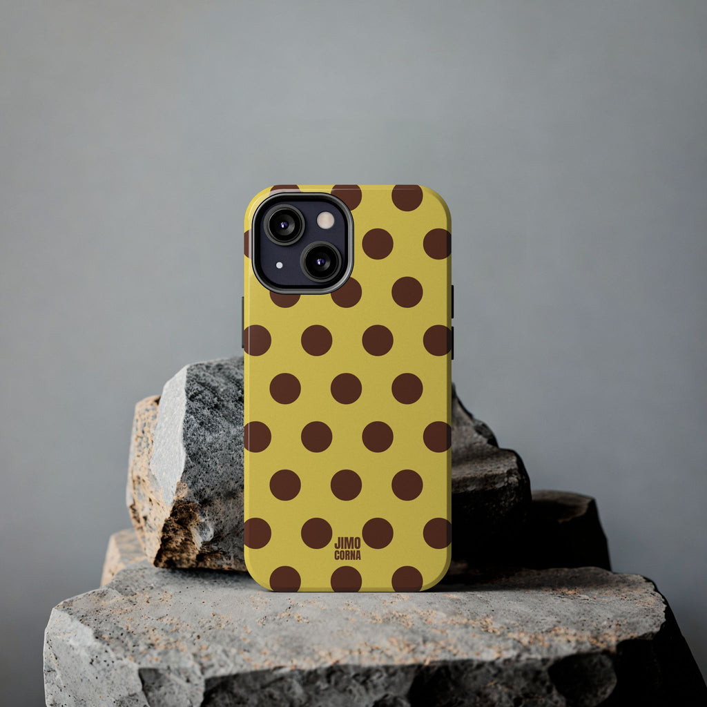 Big Polka Dot | Yellow and Brown