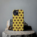 Big Polka Dot | Yellow and Brown