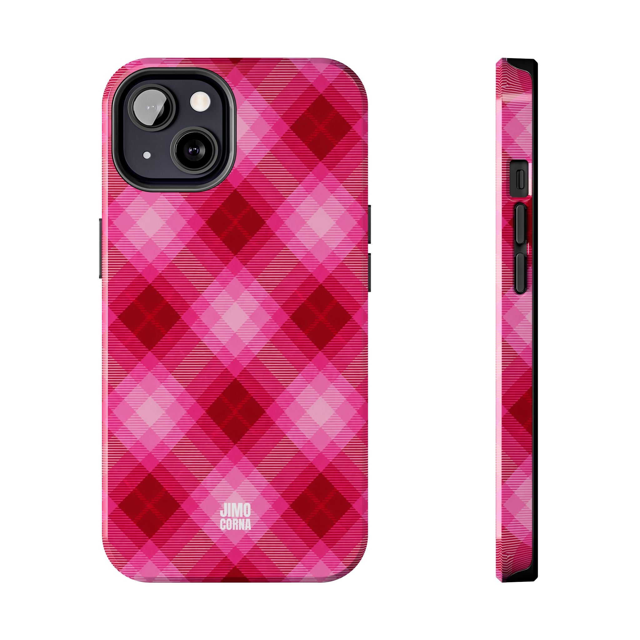 Pink Picnic Plaid iPhone Case