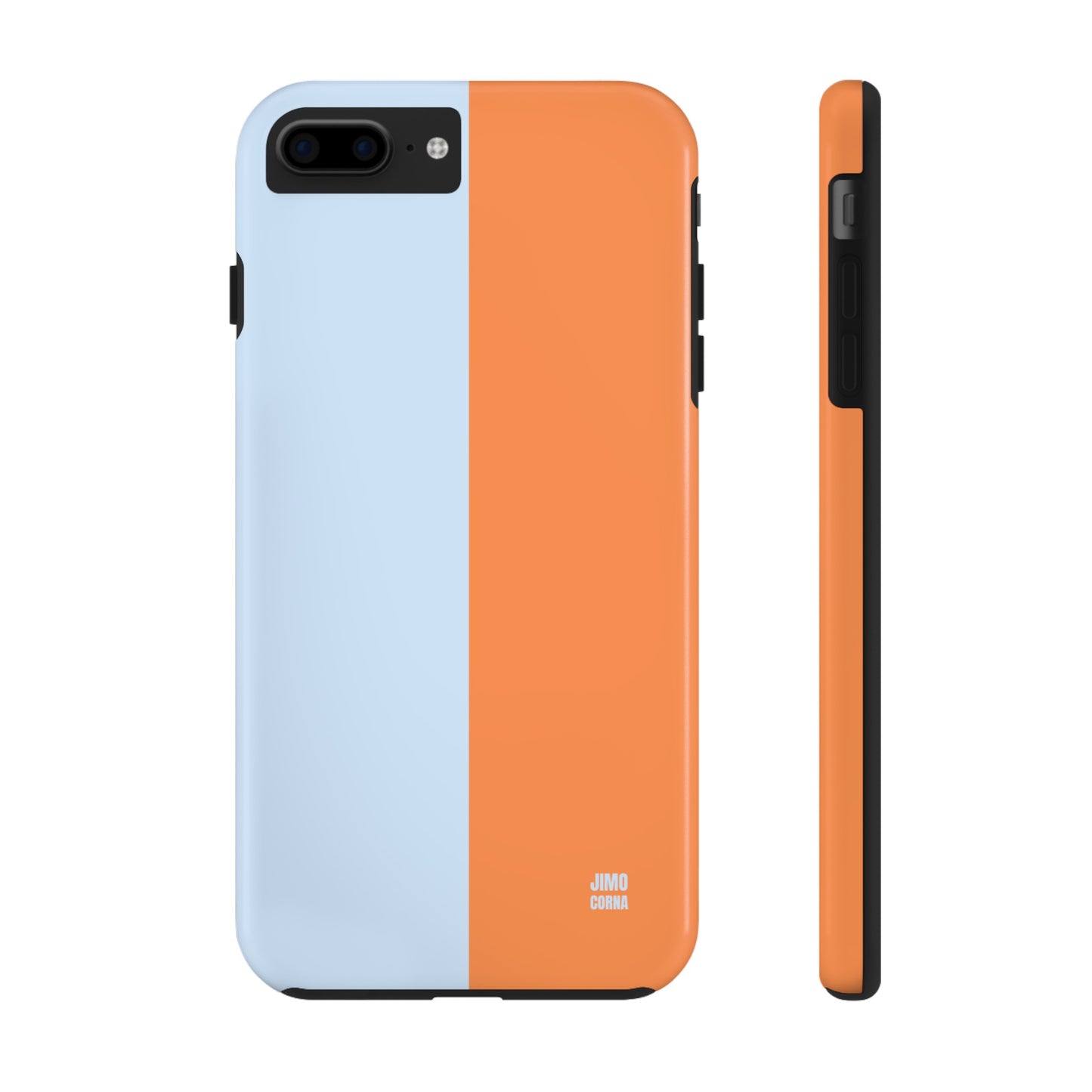 Orange and Blue Color Block