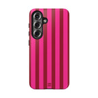 Bold Stripes Samsung Galaxy Case | Strawberry Burst