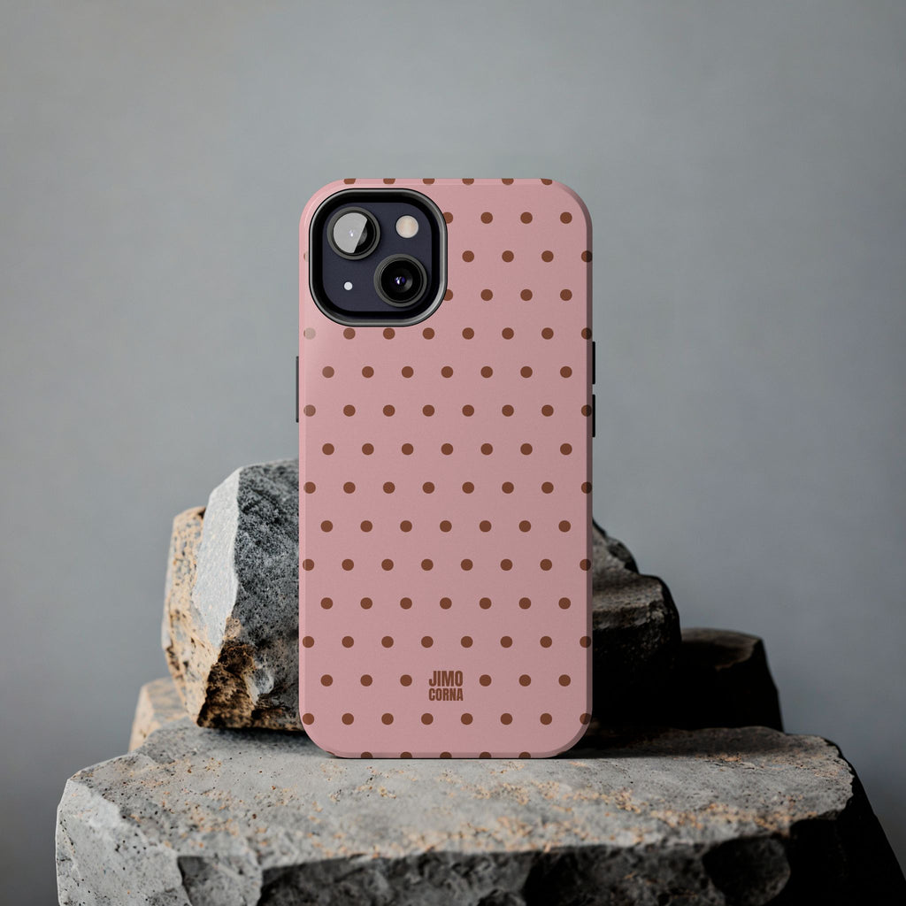 Polka Dot | Pink and Brown