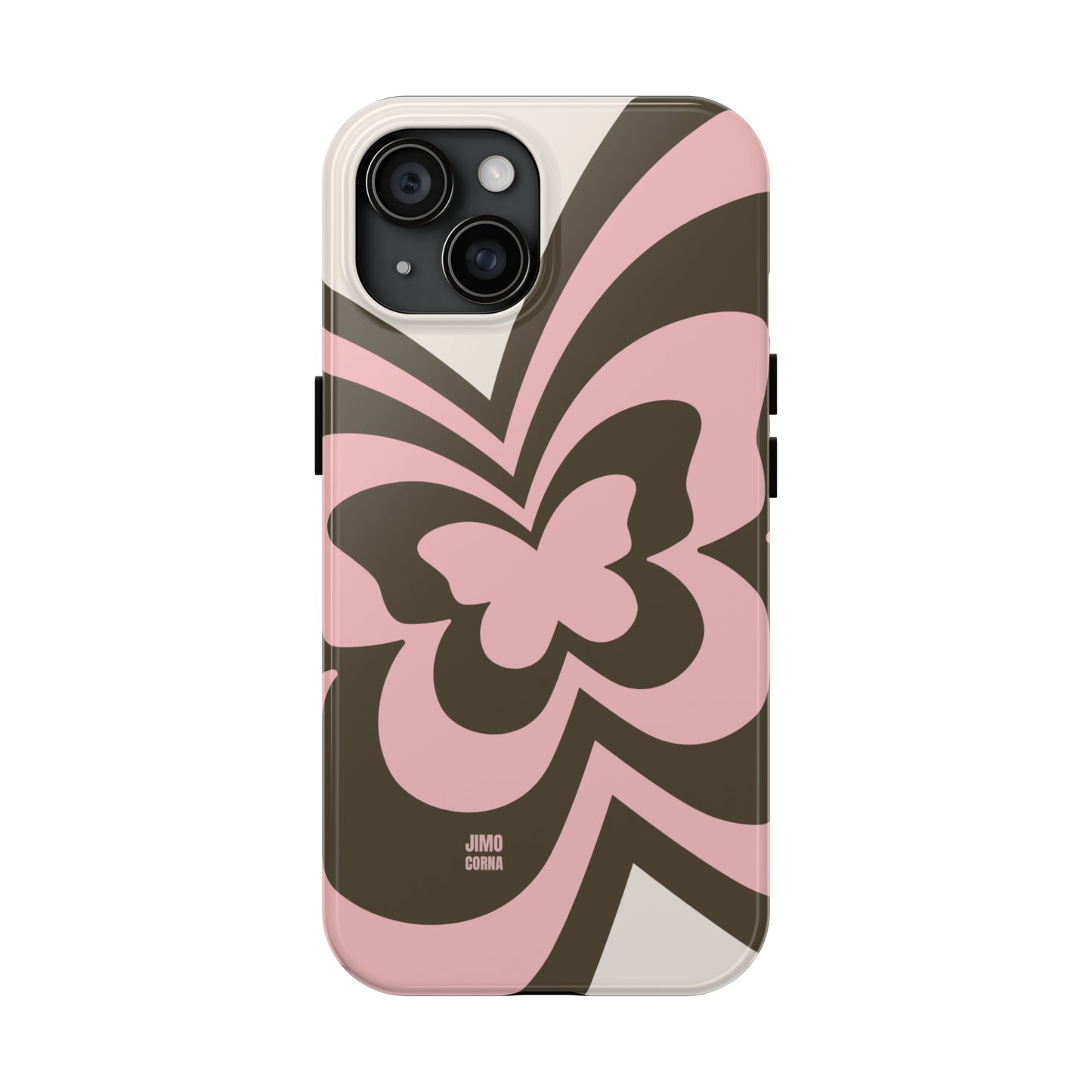 Pink Retro Butterfly