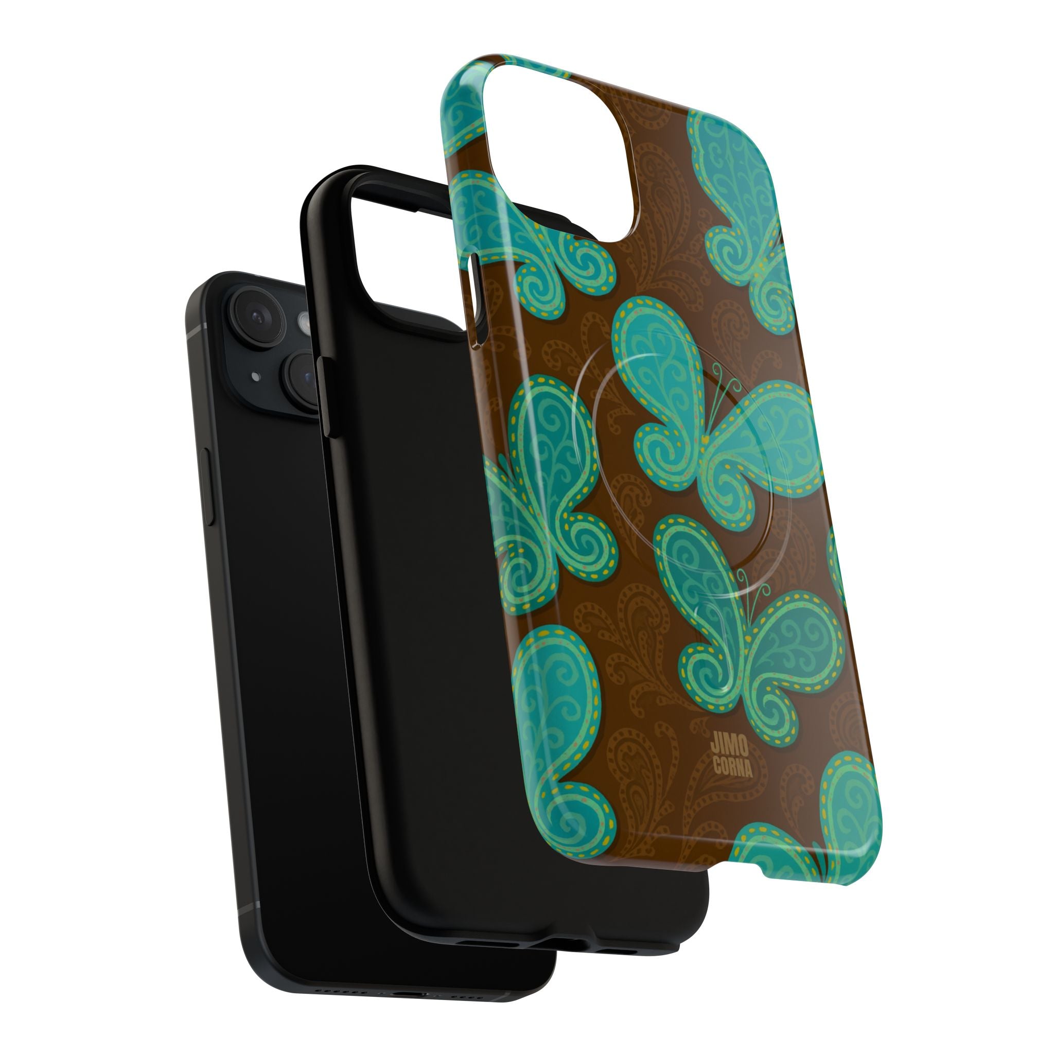 Cocoa Breeze Butterflies MagSafe iPhone Case