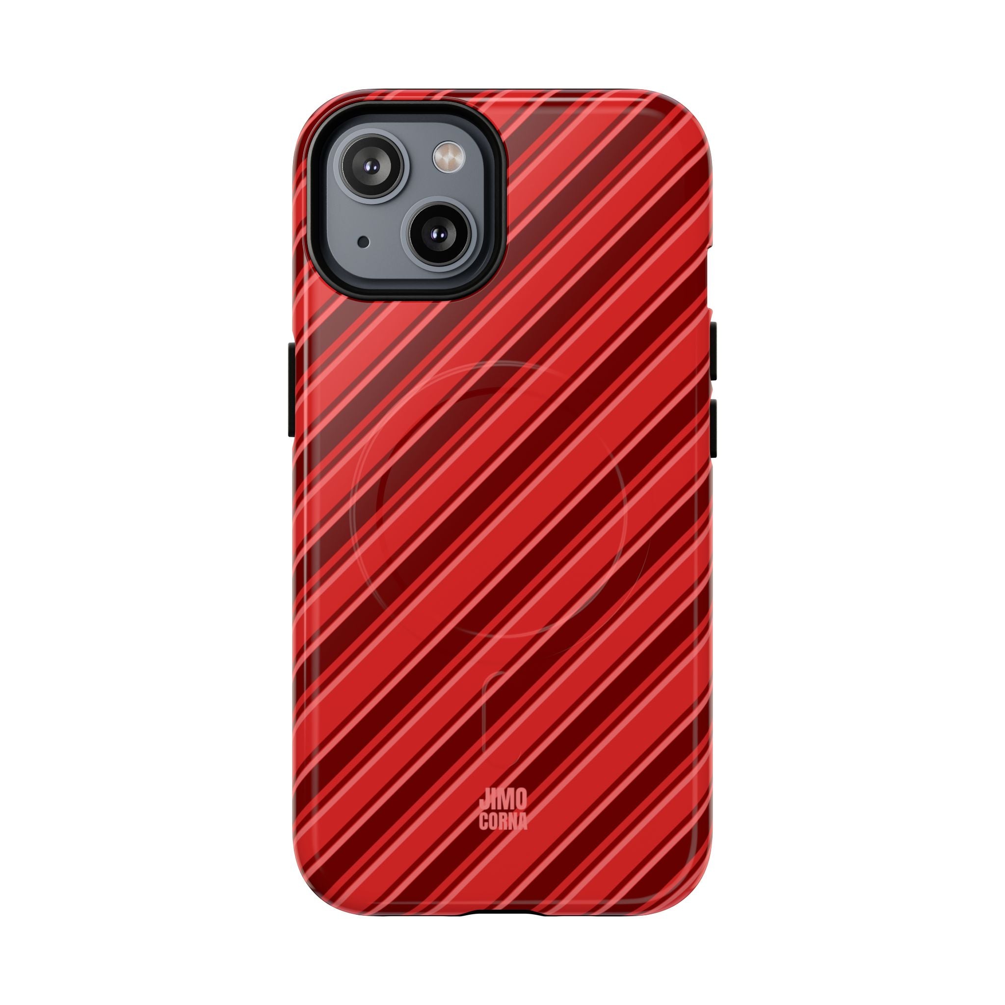 Angelina Stripes | Cherry - MagSafe iPhone Case