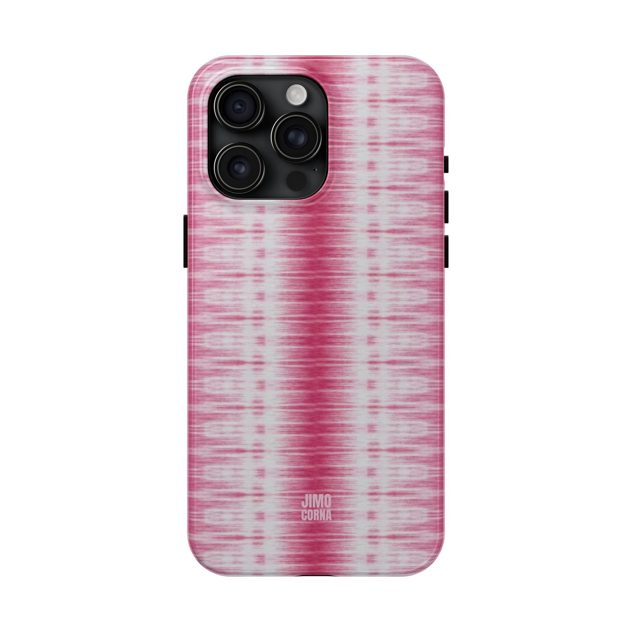 Pink Woven Texture iPhone Case