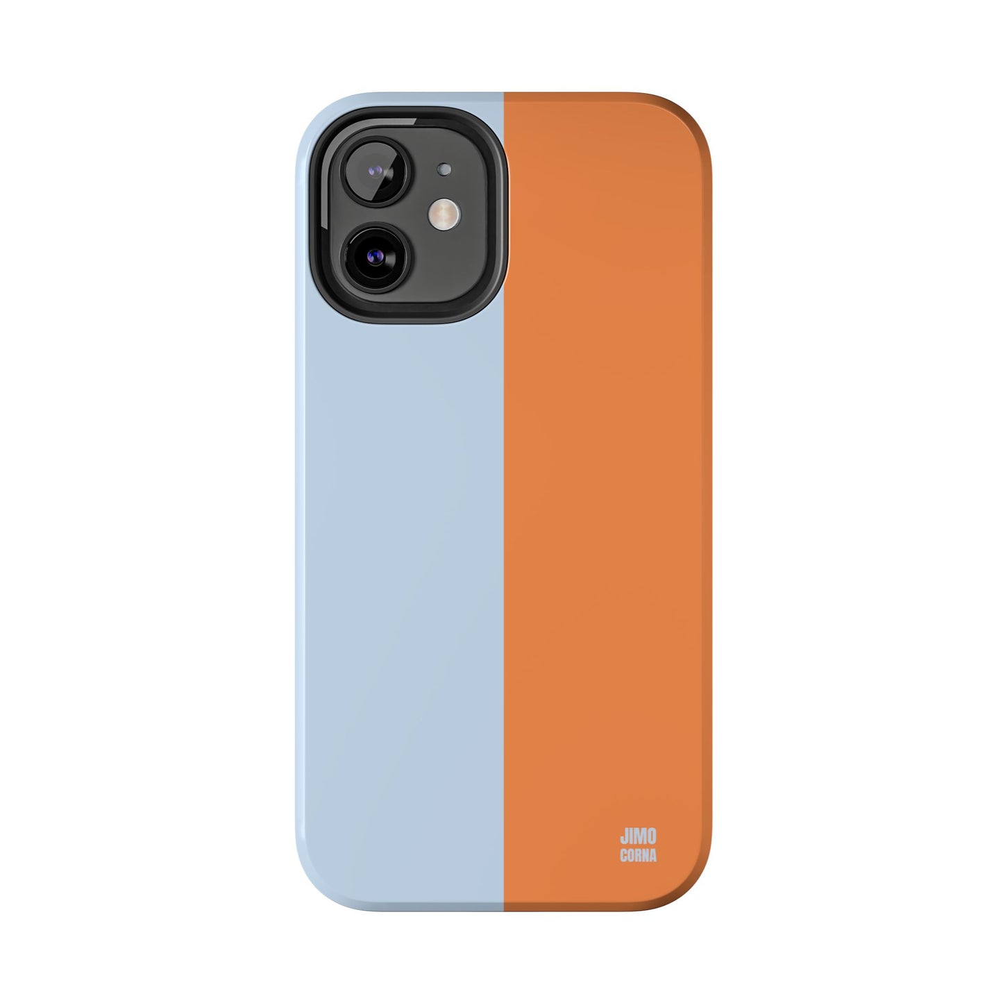 Orange and Blue Color Block