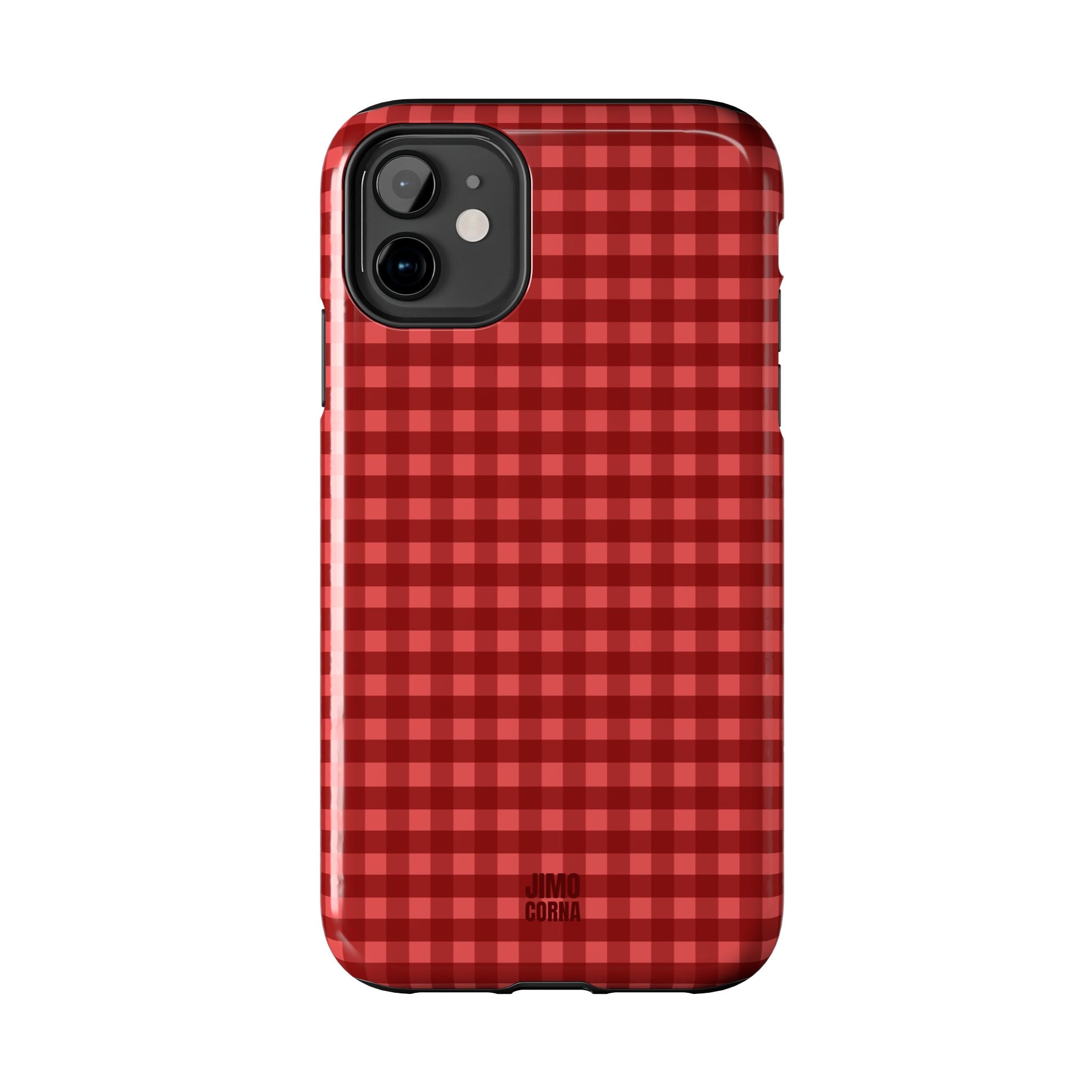Farm Gingham iPhone Case | Red
