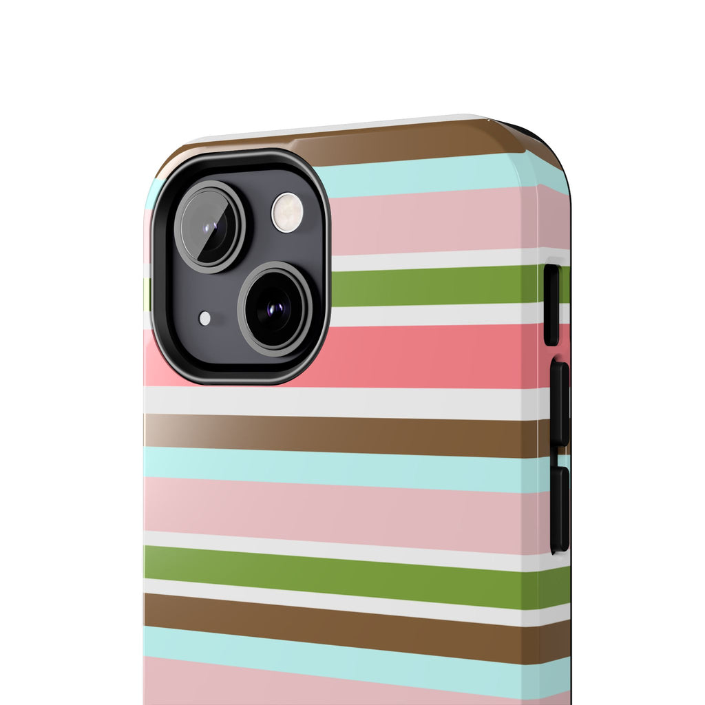 Sweet Candy Stripes iPhone Case