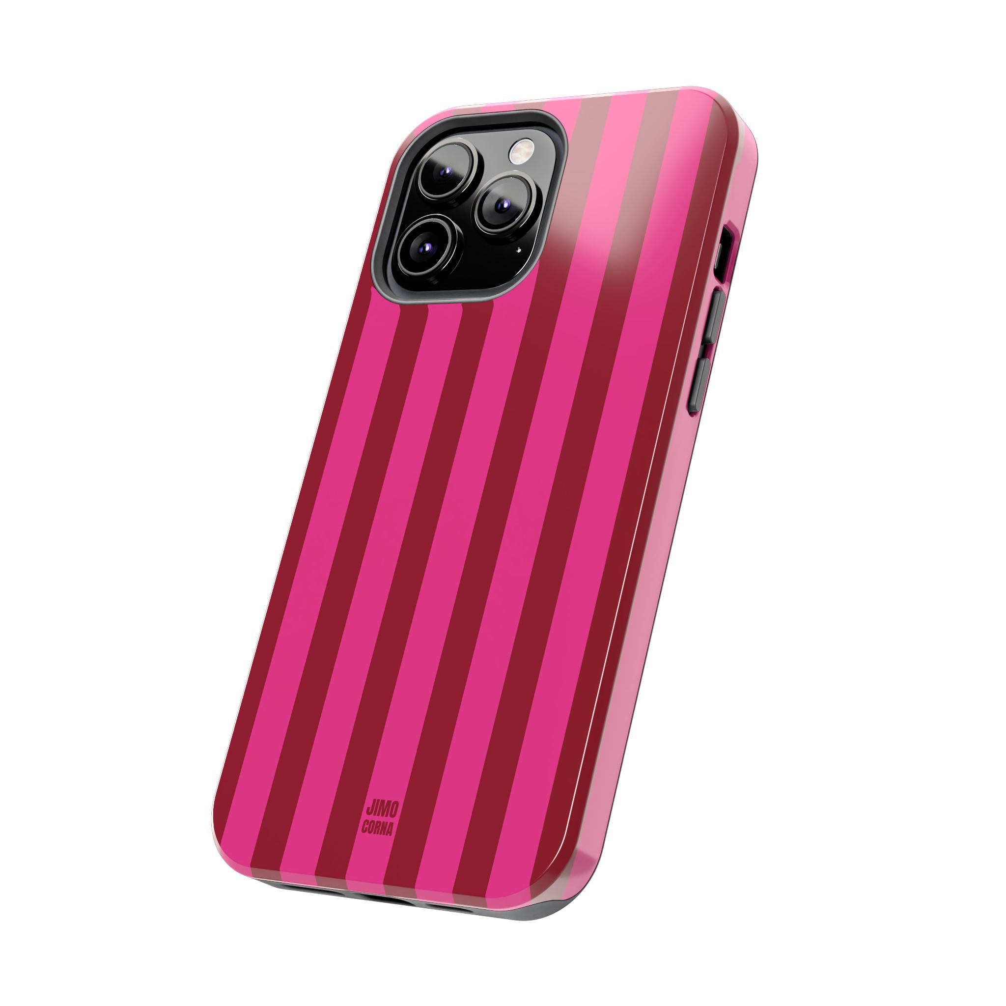 Strawberry Burst Bold Stripes