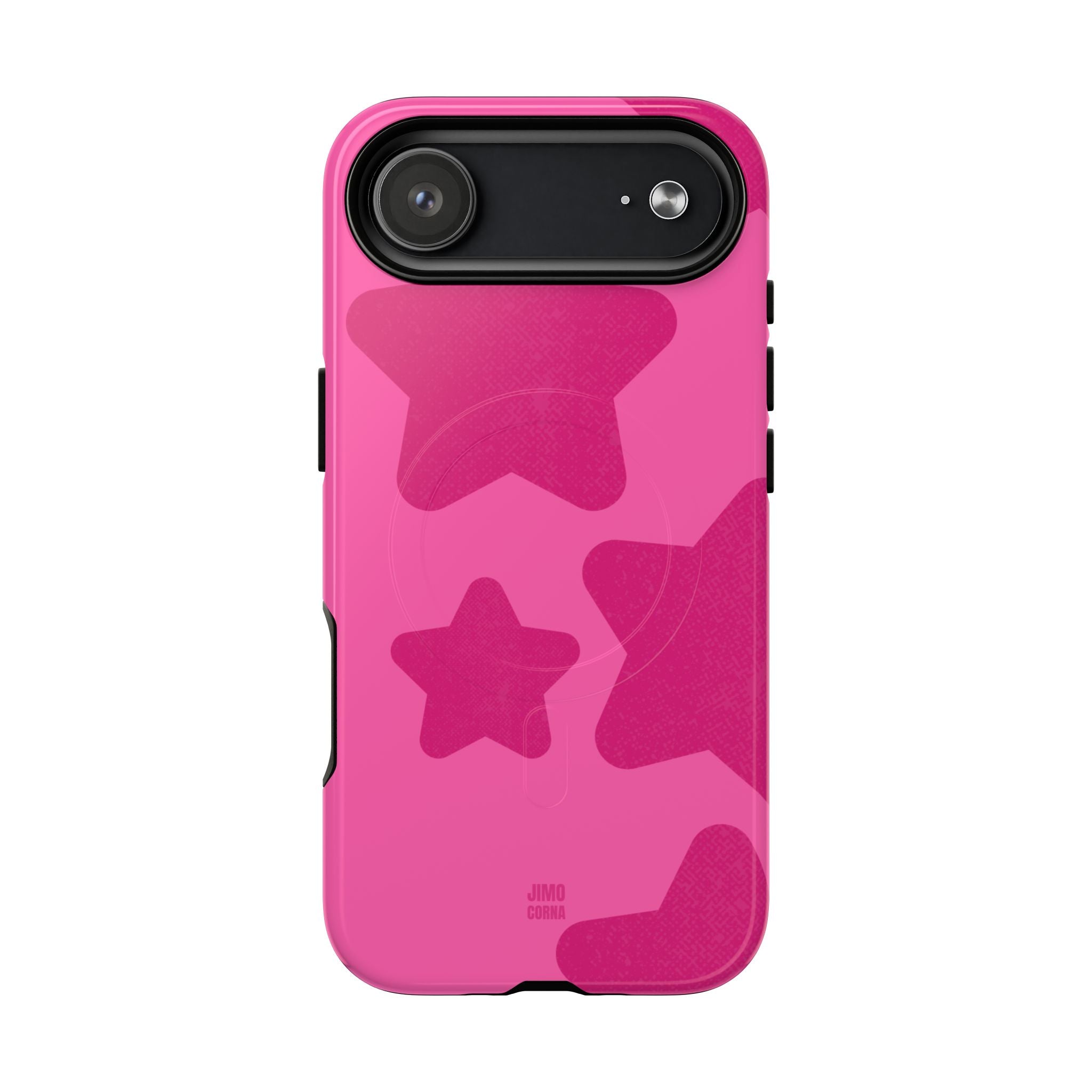 Hot Pink Bold Stars