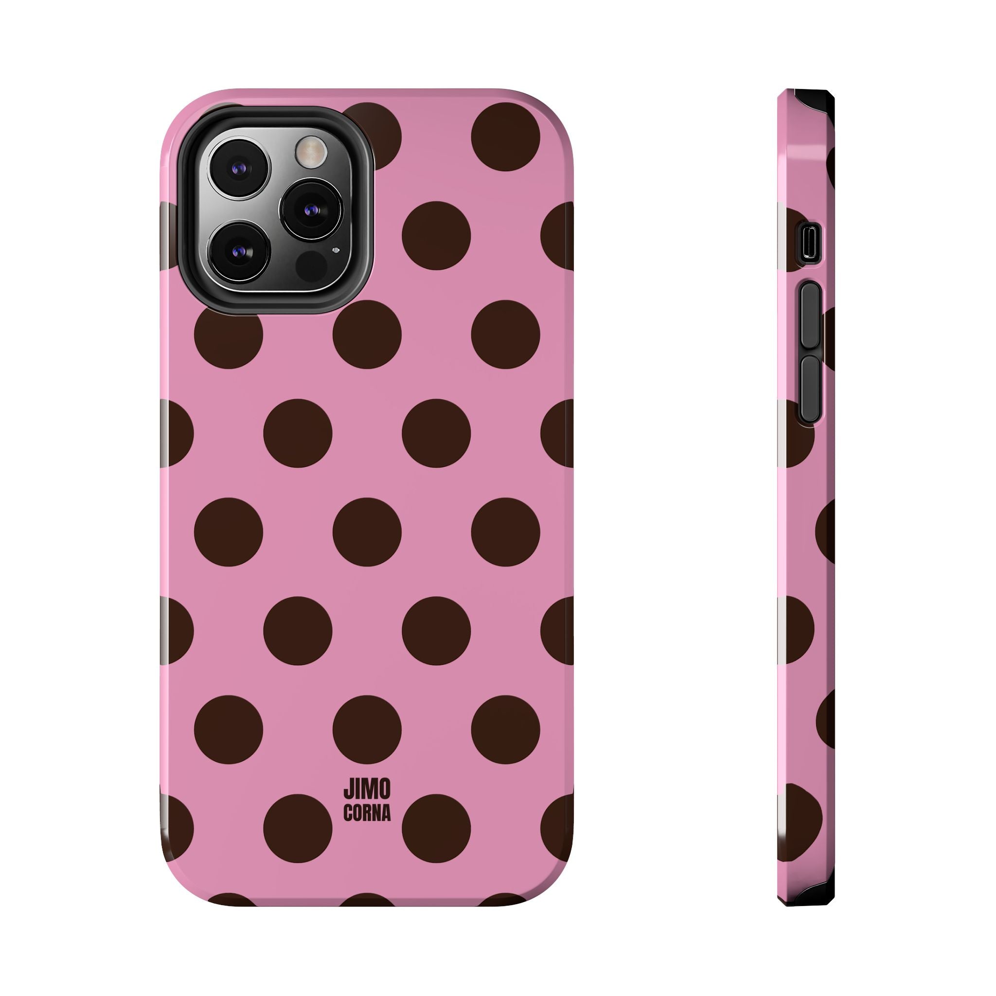 Big Polka Dot | Pink and Black