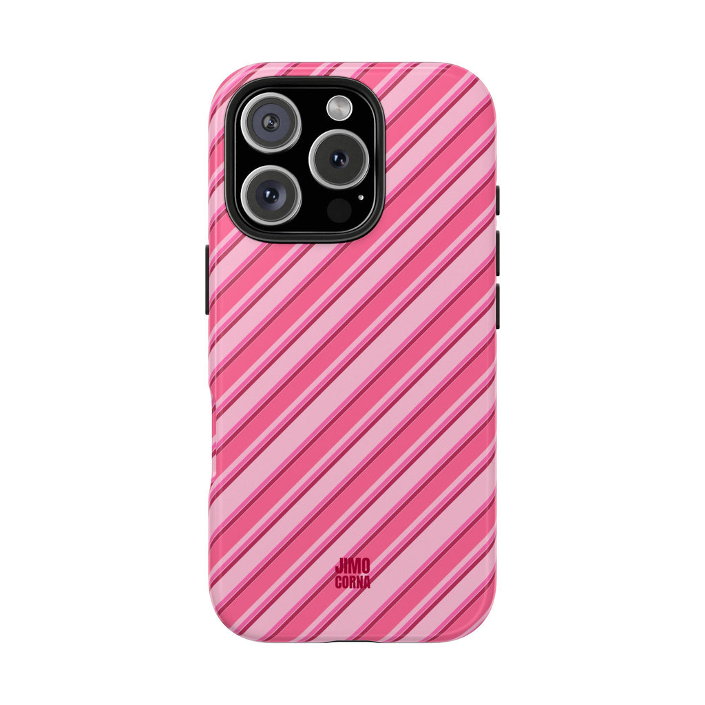 Angelina Stripes | Hot Pink - iPhone Case